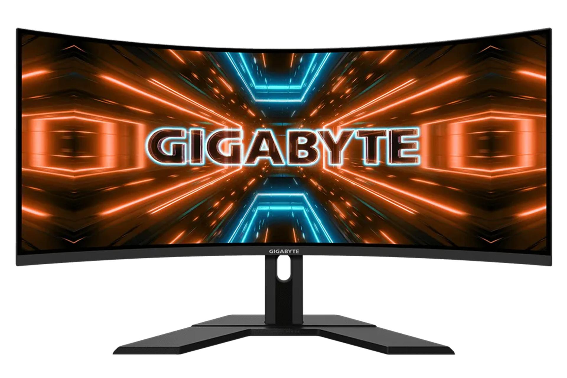 نمای جلو مانیتور گیگابایت G34WQC