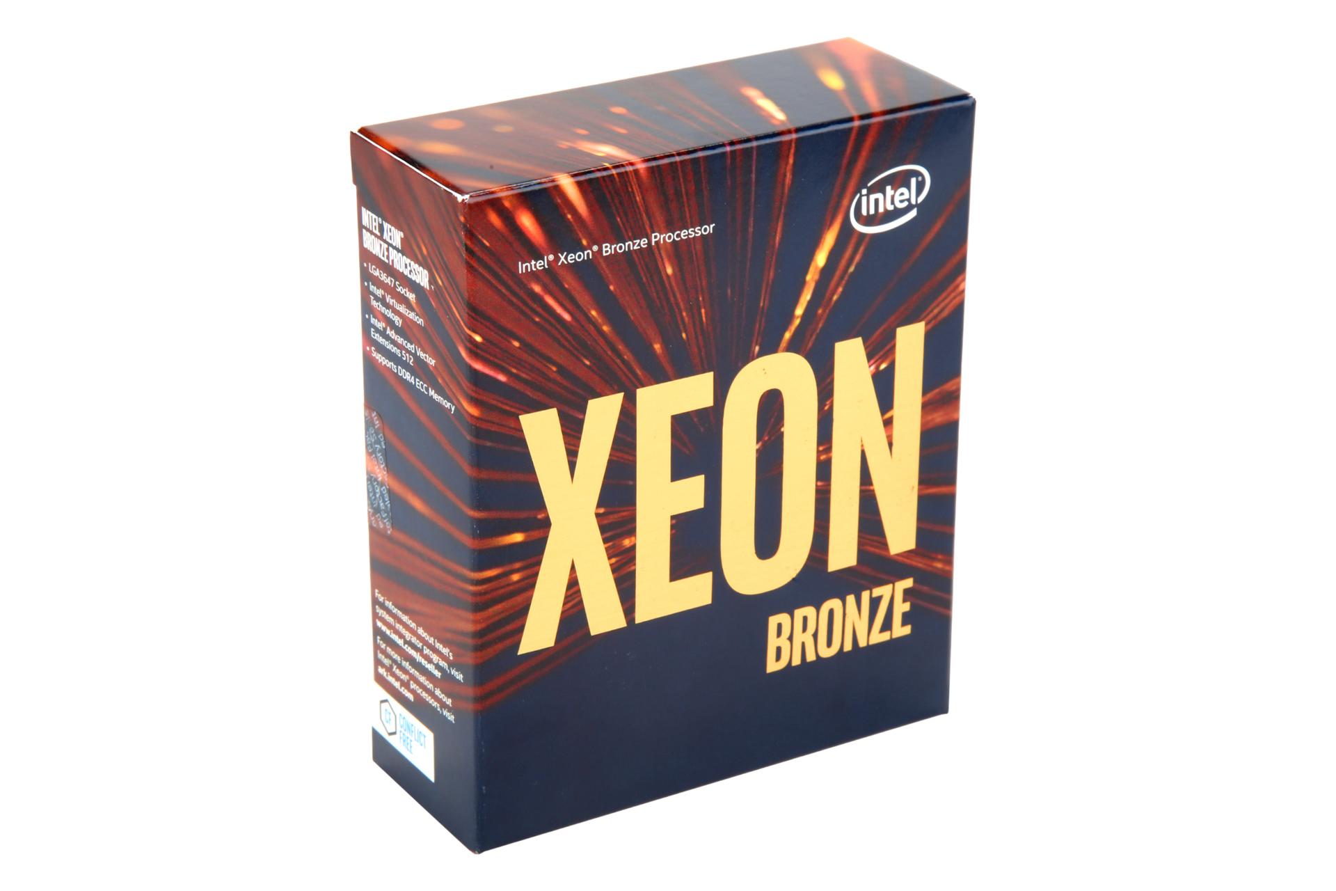 جعبه پردازنده اینتل Intel Xeon Bronze 3104