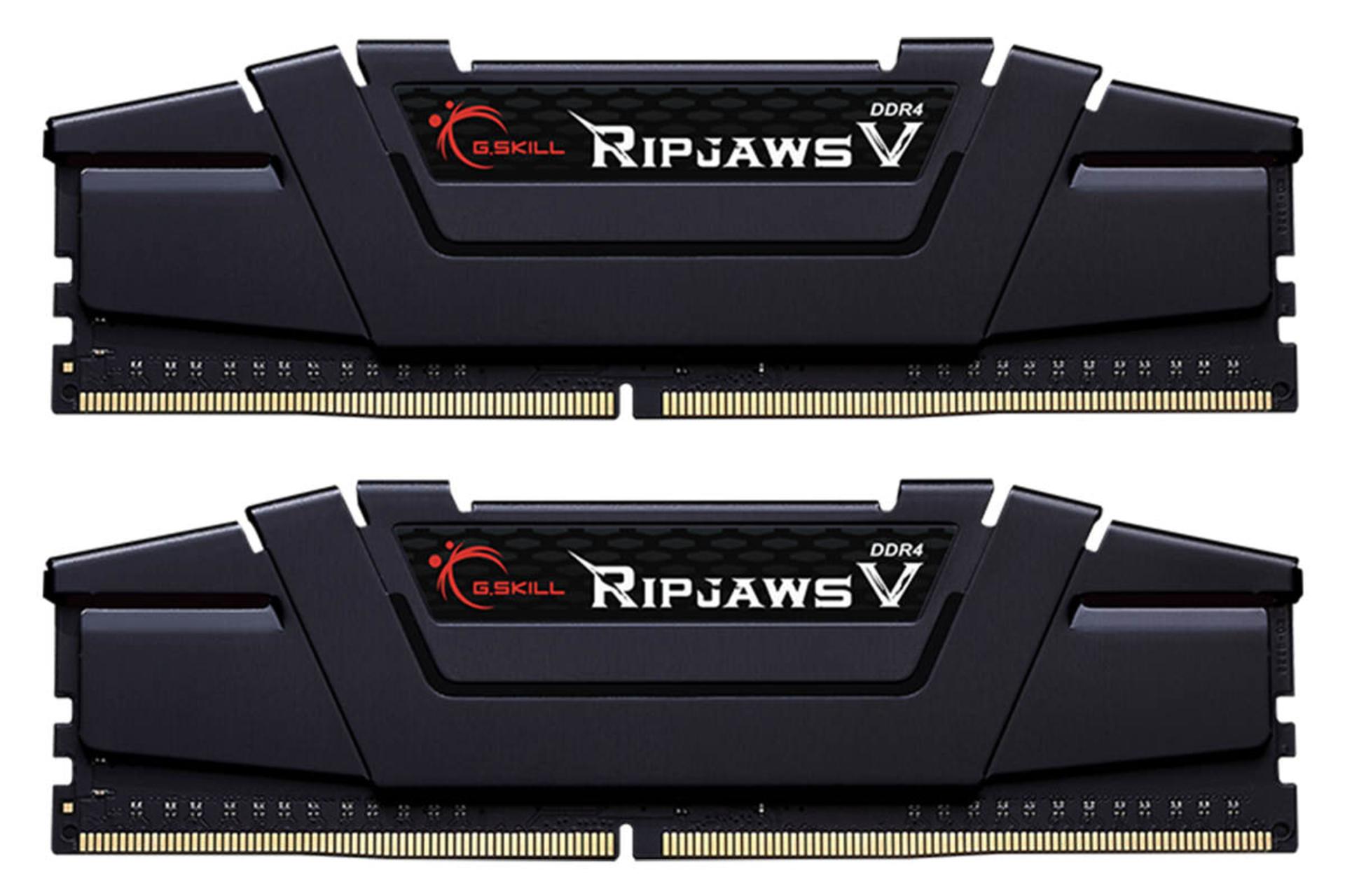 رنگ مشکی رم جی اسکیل G.Skill Ripjaws V 16GB (2x8) DDR4-3000 CL15