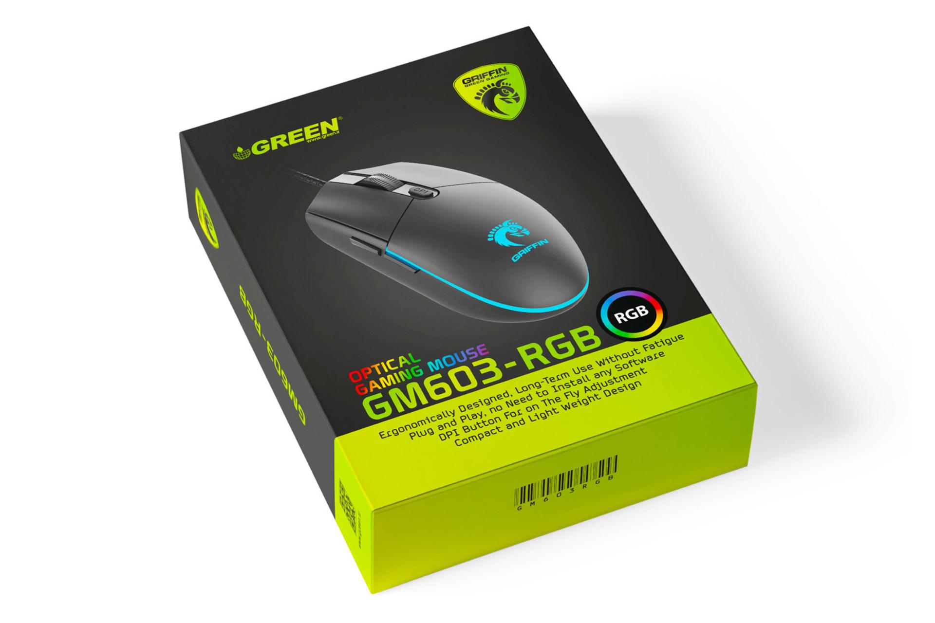 جعبه ماوس گرین GM603-RGB