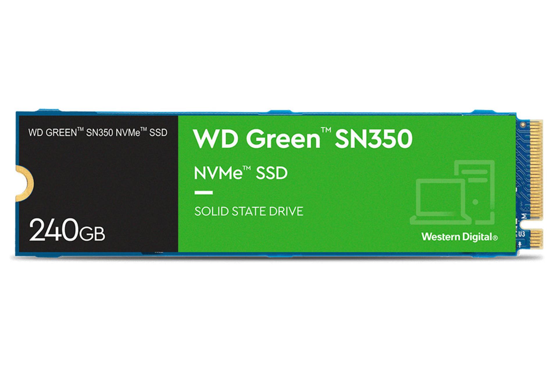 SSD وسترن دیجیتال Green SN350 NVMe M.2 ظرفیت 240 گیگابایت
