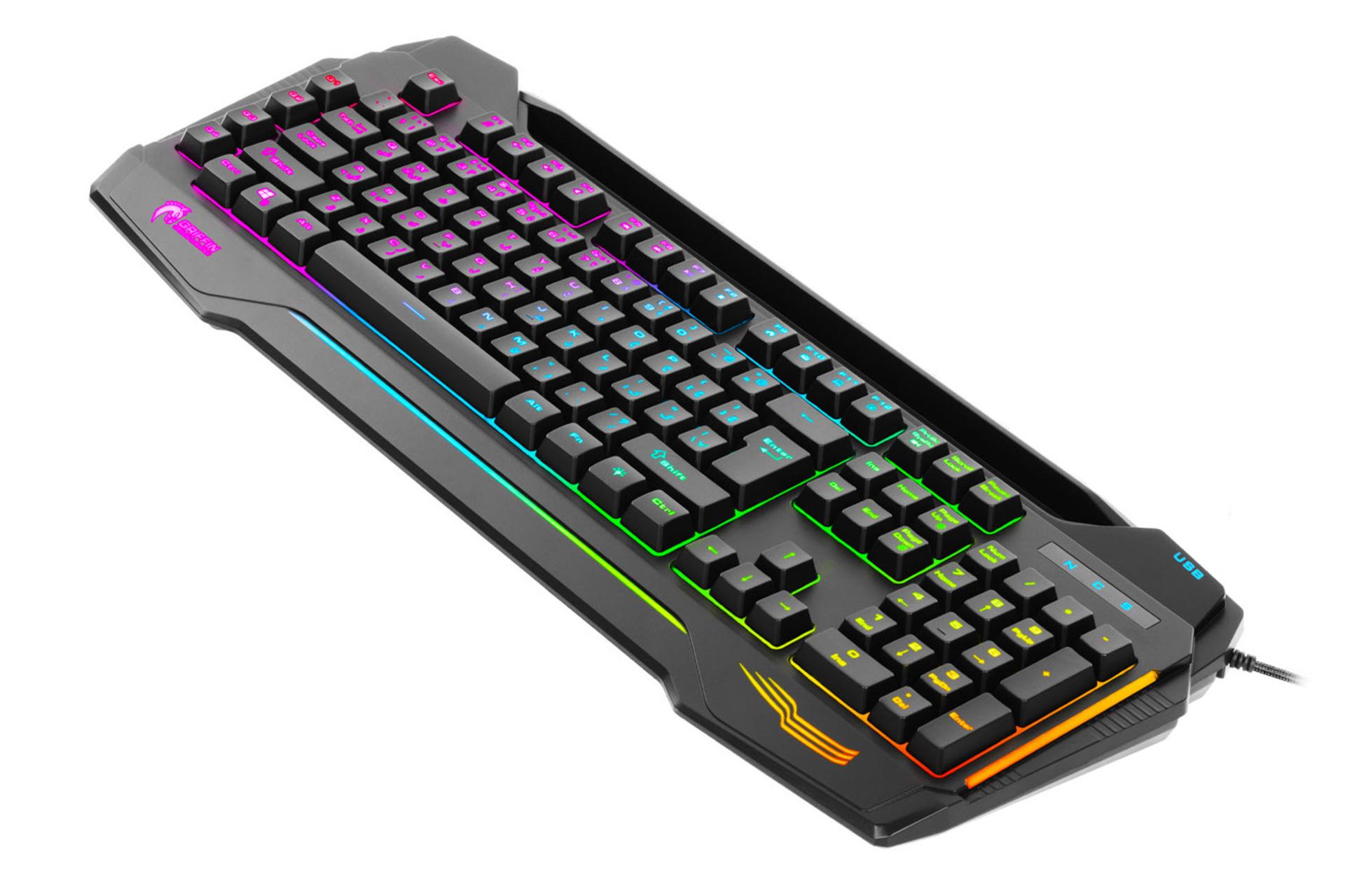 نمای راست کیبورد گرین GK702-RGB