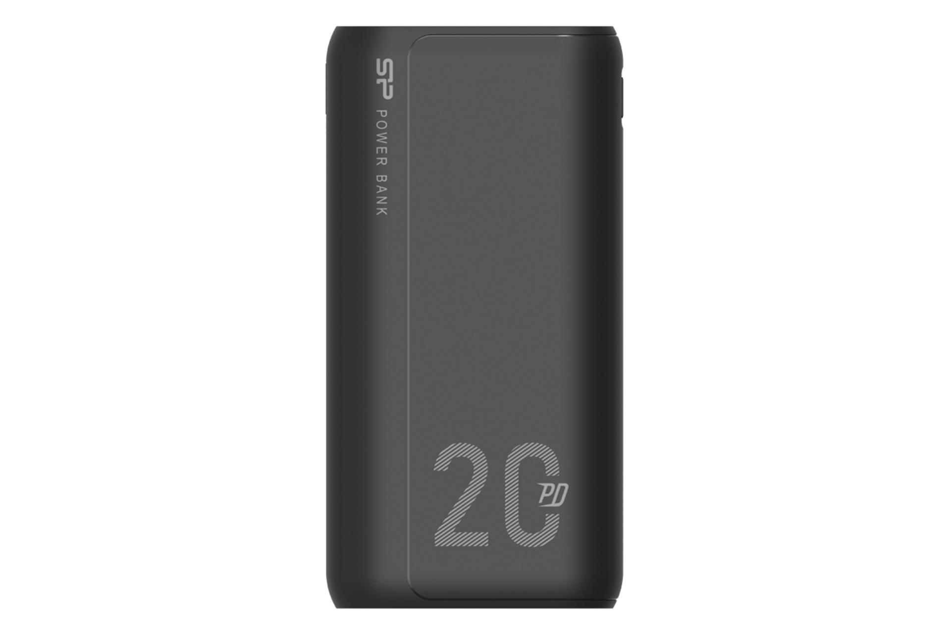 پاور بانک سیلیکون پاور Silicon Power QS15 20000mAh با ظرفیت 20000 میلی‌آمپر ساعت مشکی