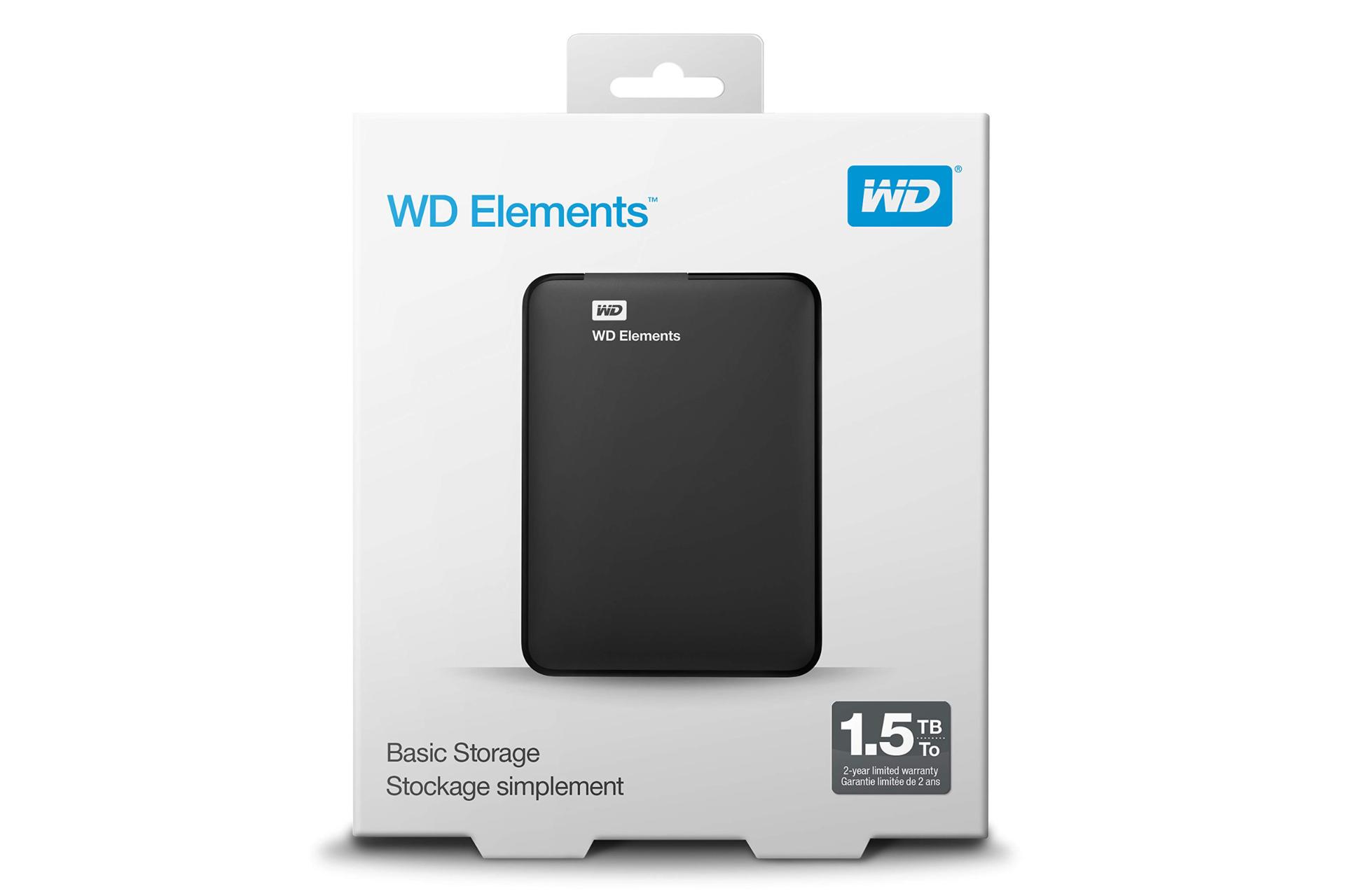 جعبه هارد دیسک وسترن دیجیتال Elements ظرفیت 1.5 ترابایت