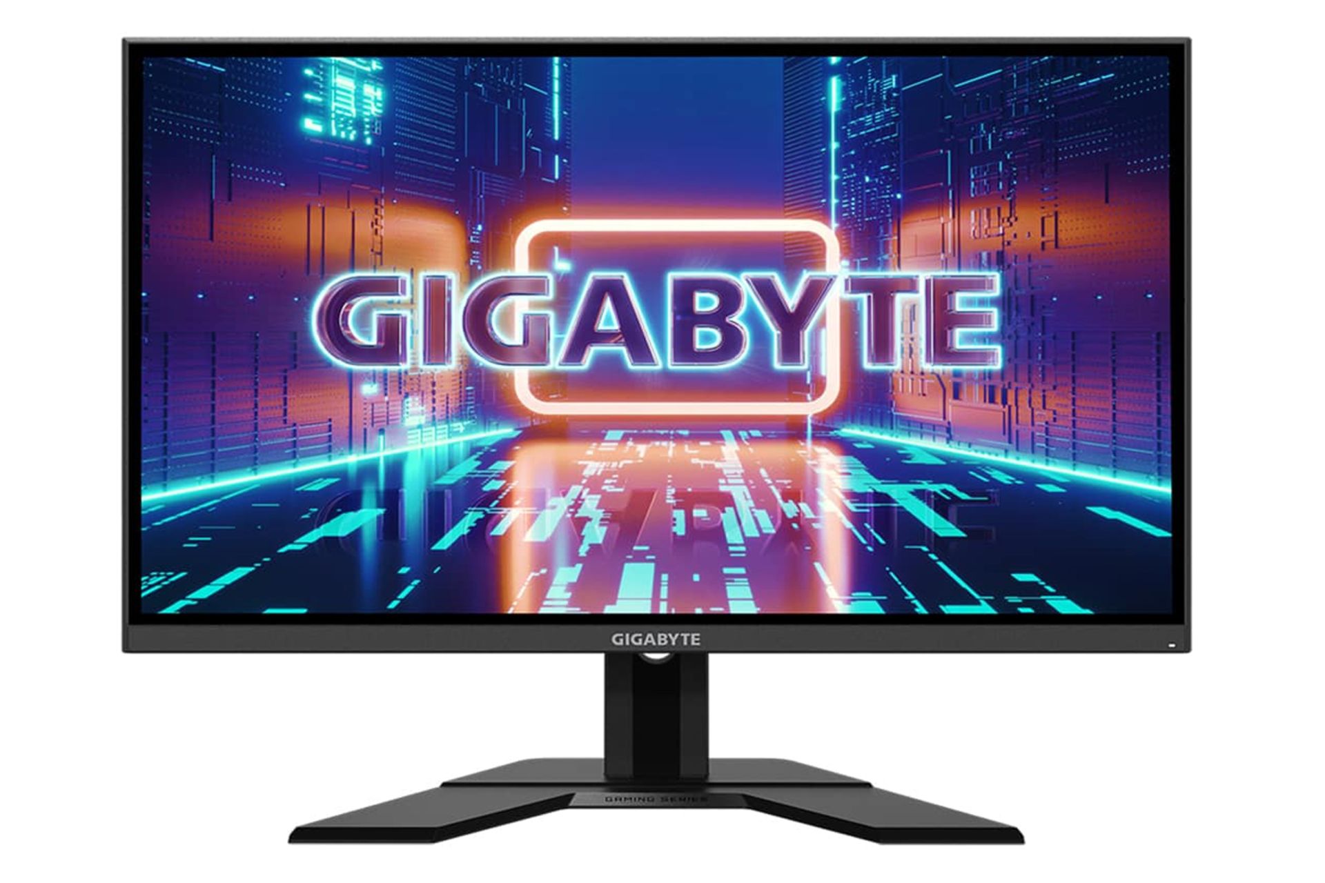 نمای جلو مانیتور گیگابایت gigabyte g27q