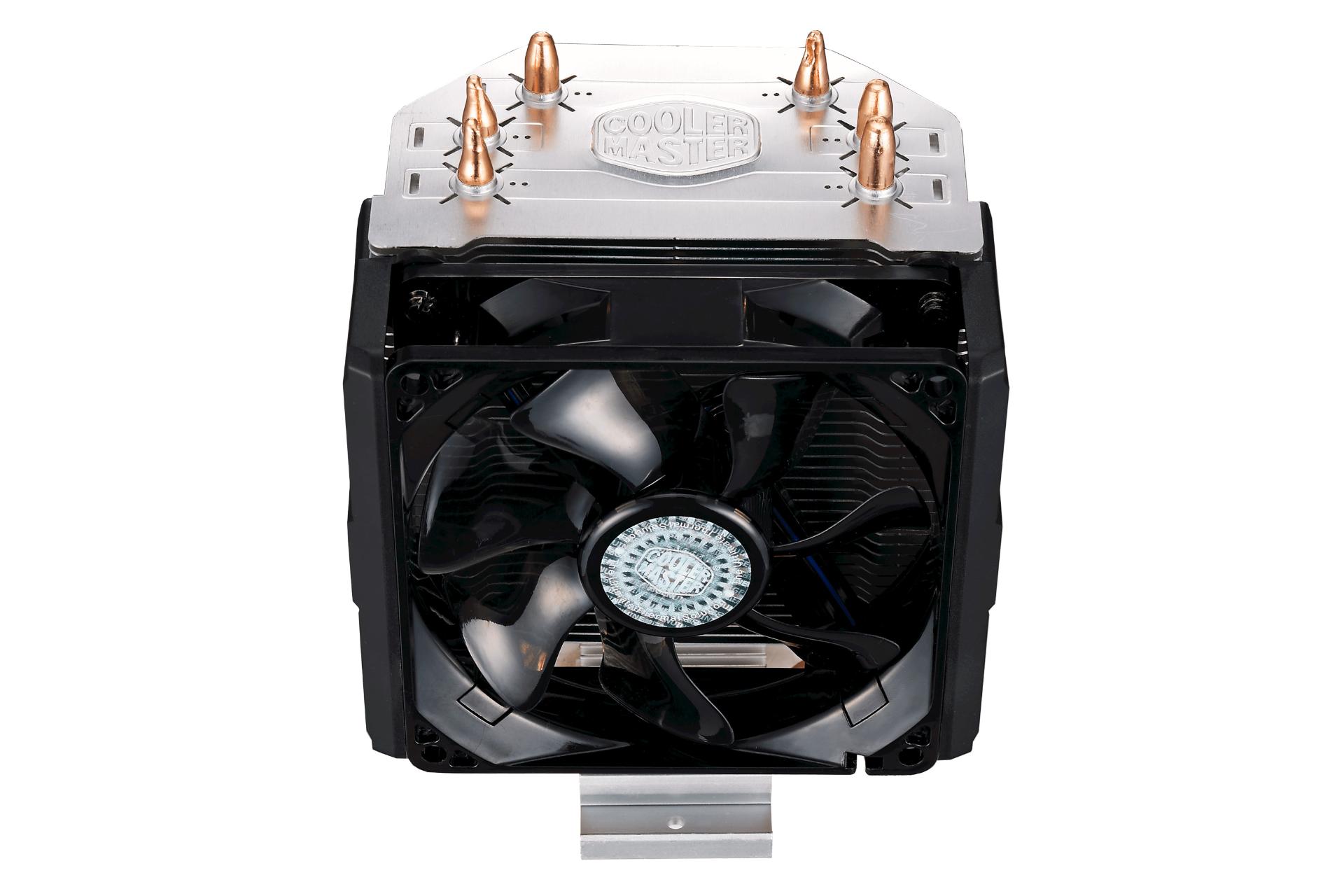 نمای بالا و جلو خنک کننده پردازنده کولر مستر HYPER 103