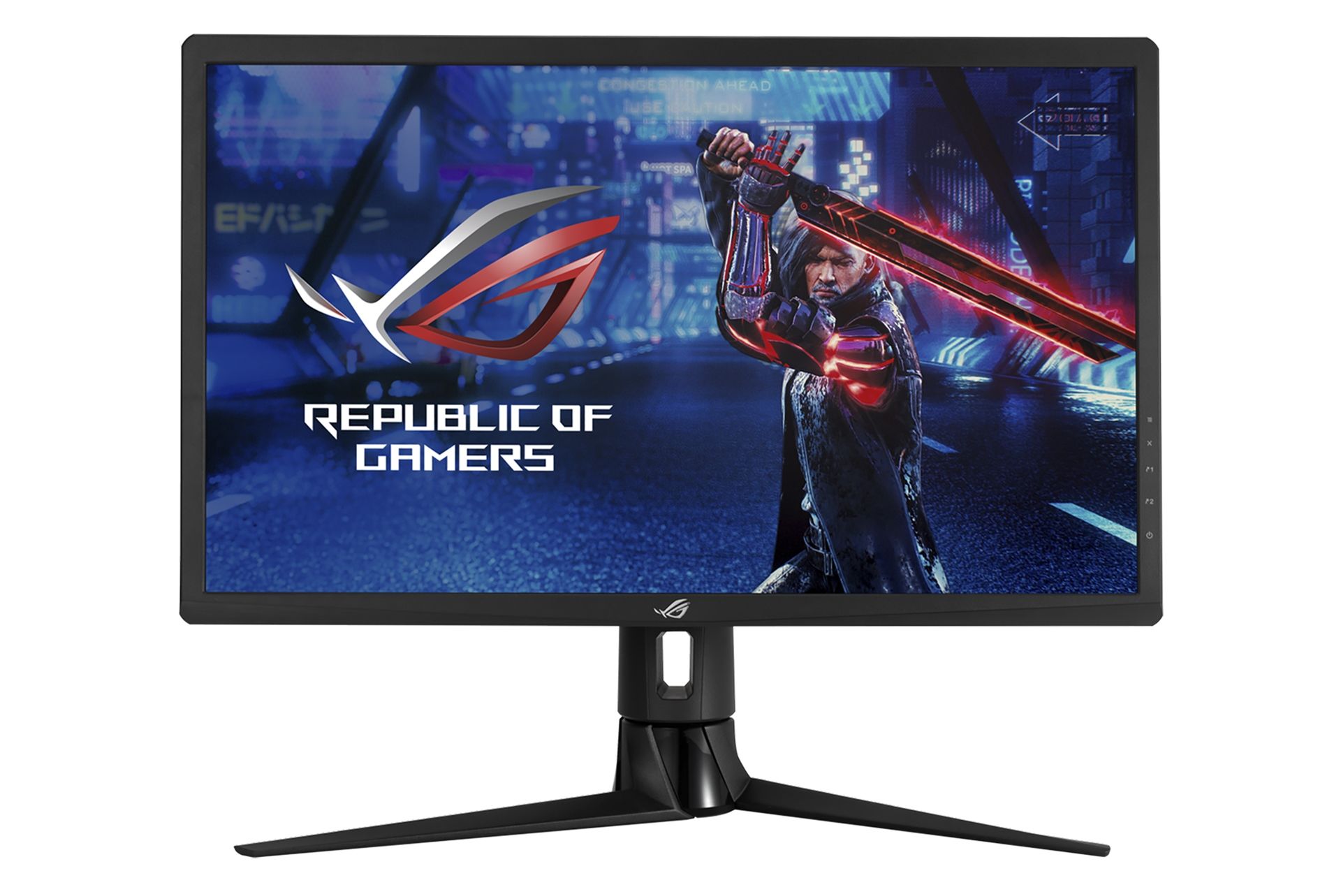 پنل جلو مانیتور ایسوس 27 اینچ مدل راگ استریکس Asus ROG Strix XG27UQR UHD