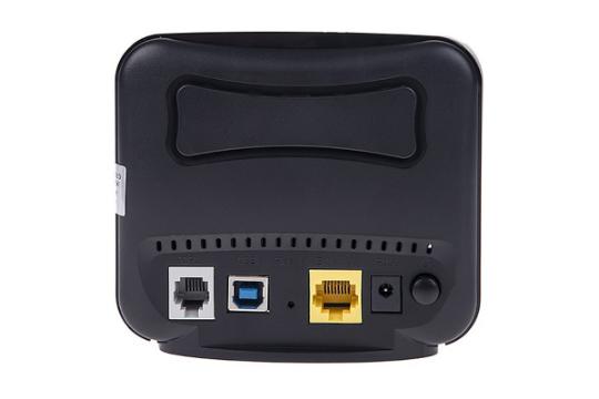 نمای پشتی مودم - روتر دی لینک D-Link DSL-2520U
