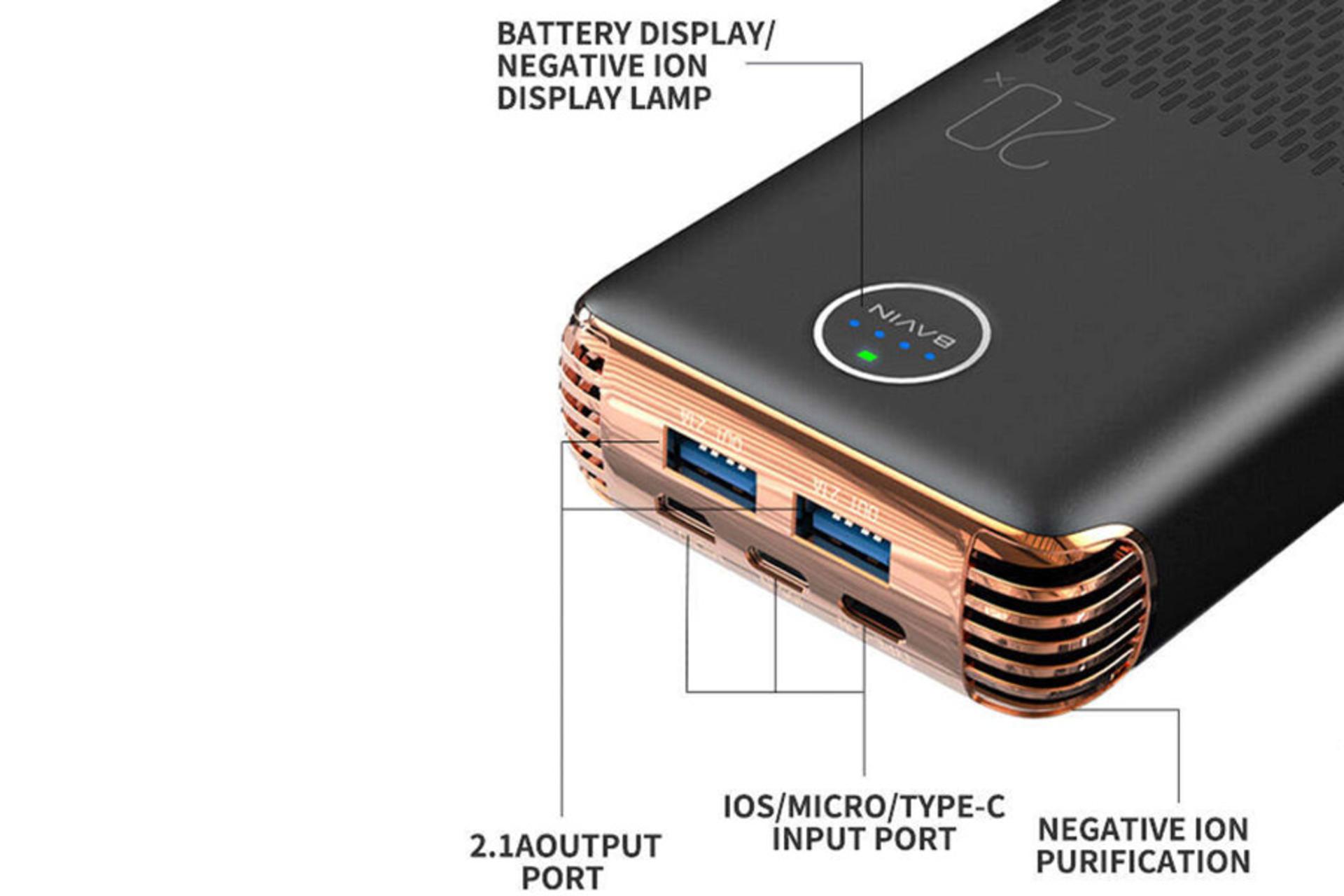 درگاه های پاور بانک باوین PC075