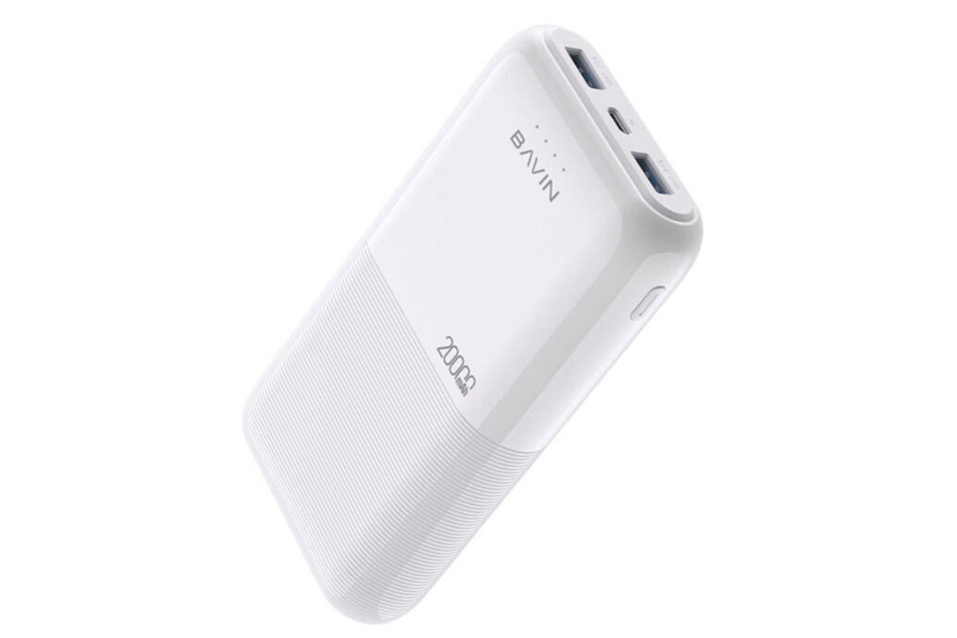 نمای جانبی پاور بانک باوین PC091