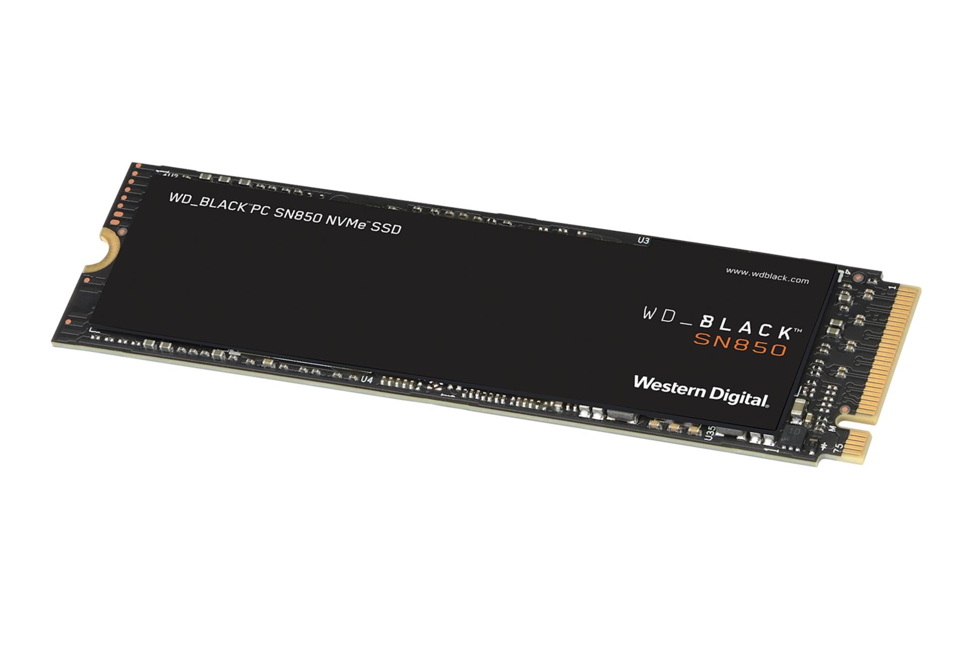 نمای جانبی SSD وسترن دیجیتال Western Digital Black SN850 NVMe M.2