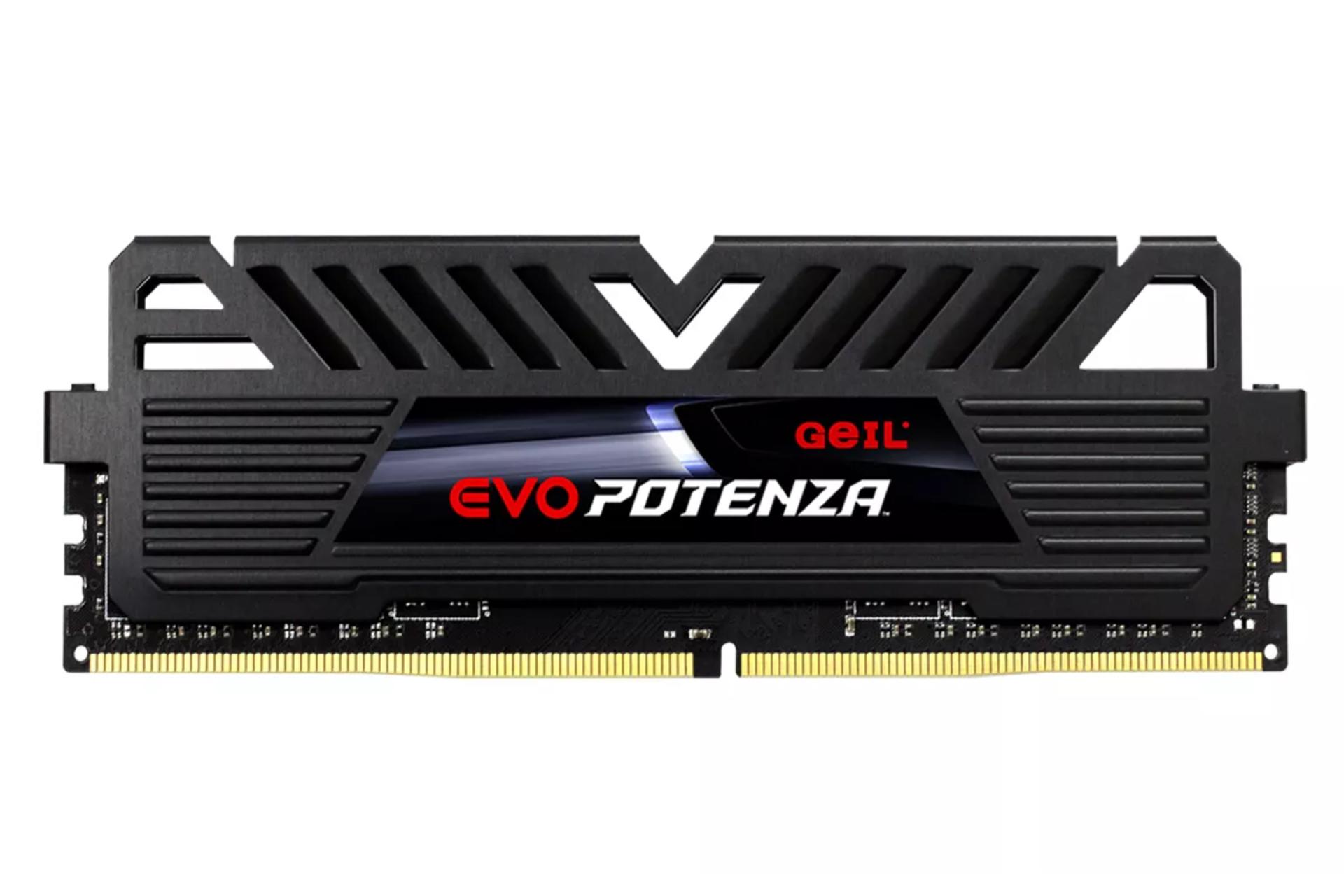 رم گیل EVO Potenza ظرفیت 32 گیگابایت از نوع DDR4-3200 رنگ مشکی