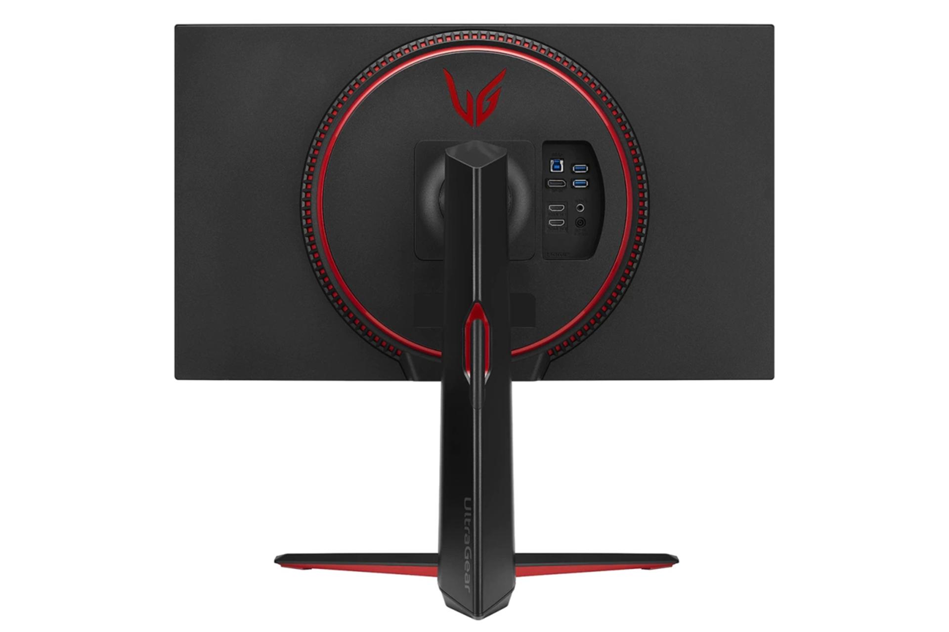 نمای پشت مانیتور ال جی اولتراگیر 27GP850