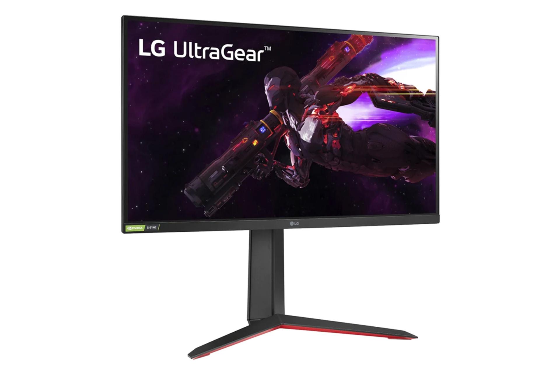 نمای نیمرخ چپ ال جی اولتراگیر 27GP850