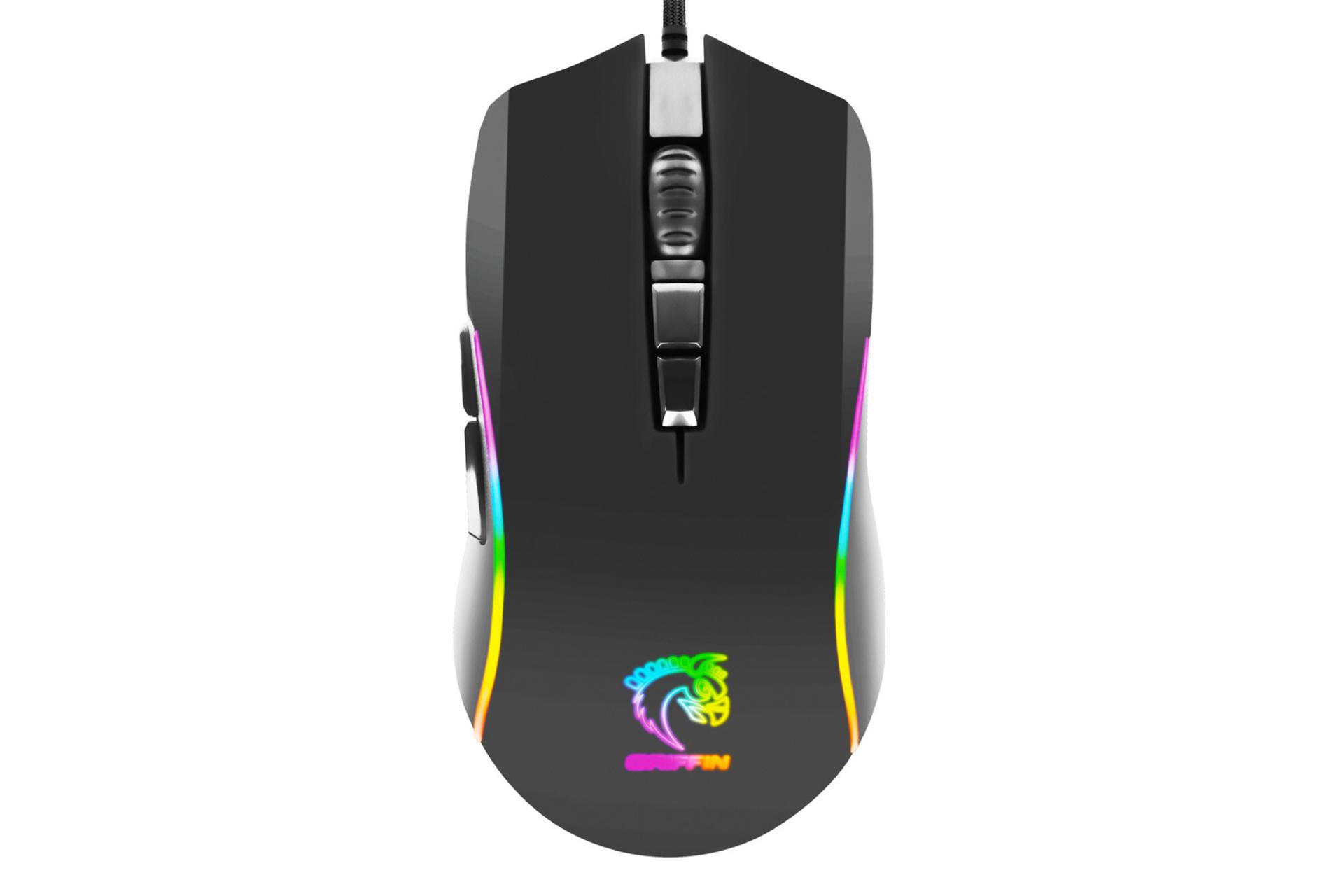 نمای روبرو ماوس گرین GM605-RGB