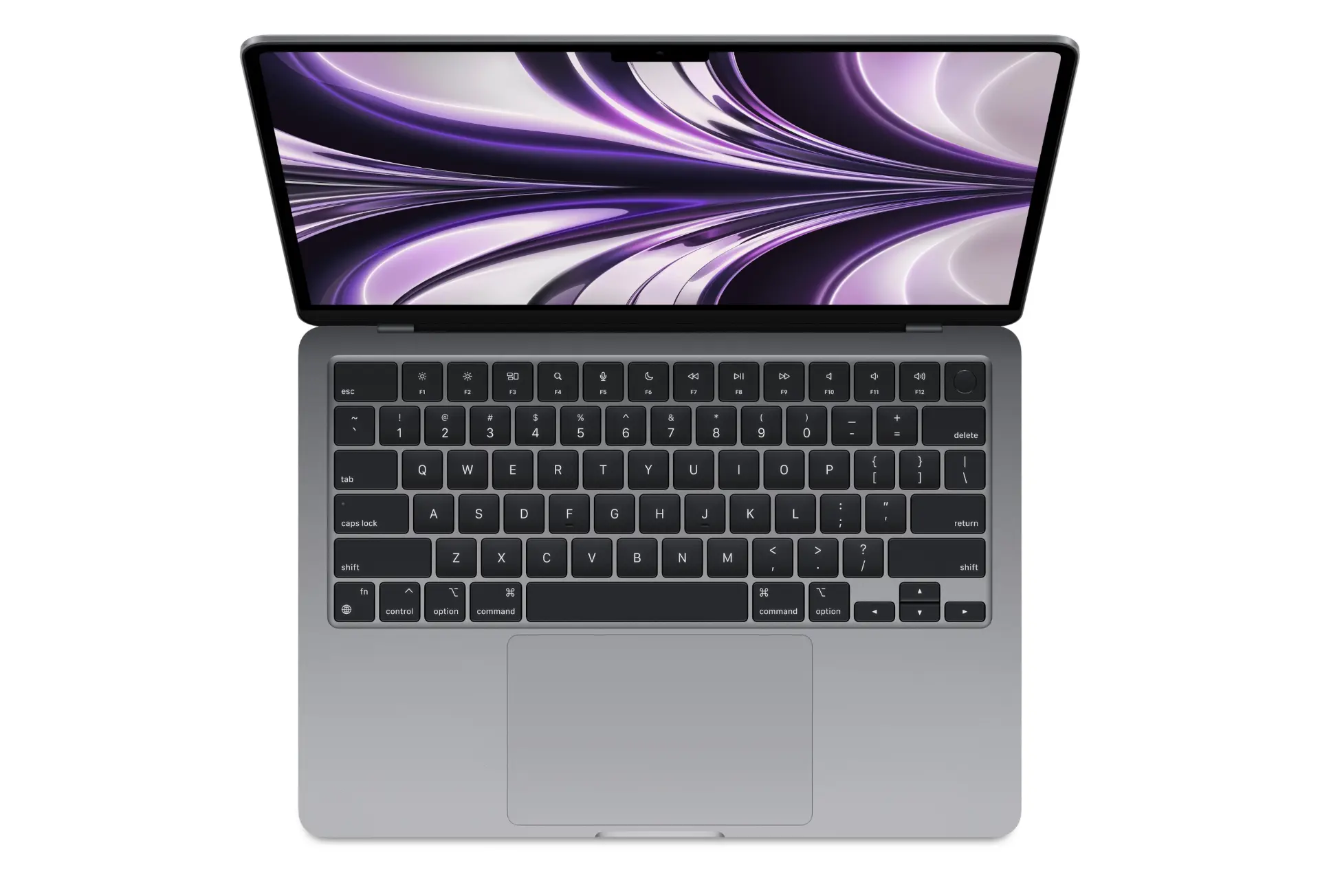 نمای بالا مک بوک ایر ام 2 اپل / Apple MacBook Air M2 خاکستری