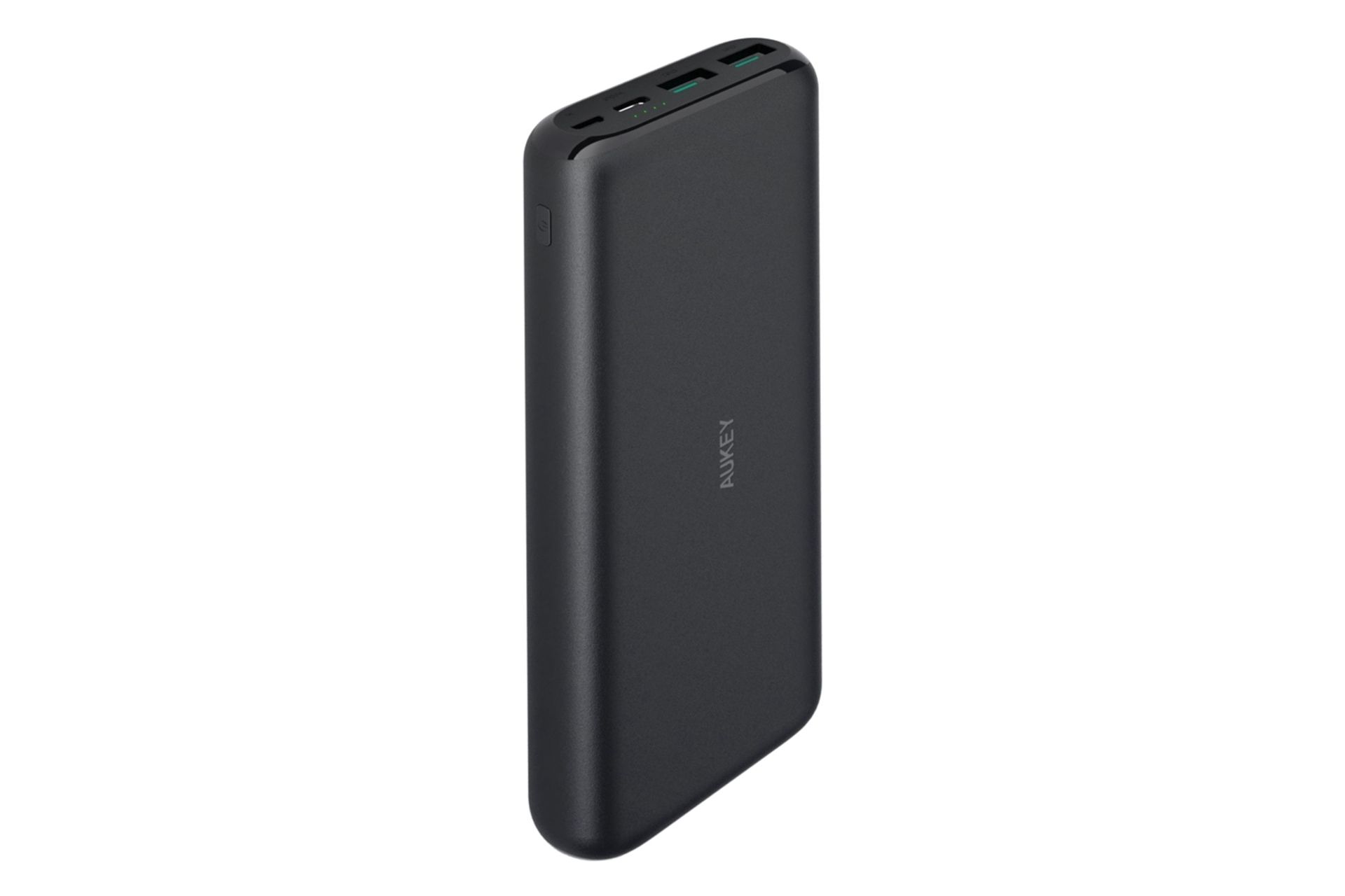نمای روبرو پاور بانک آکی PB-XN20 با ظرفیت 20000 میلی‌آمپر ساعت Aukey PB-XN20 20000mAh مشکی