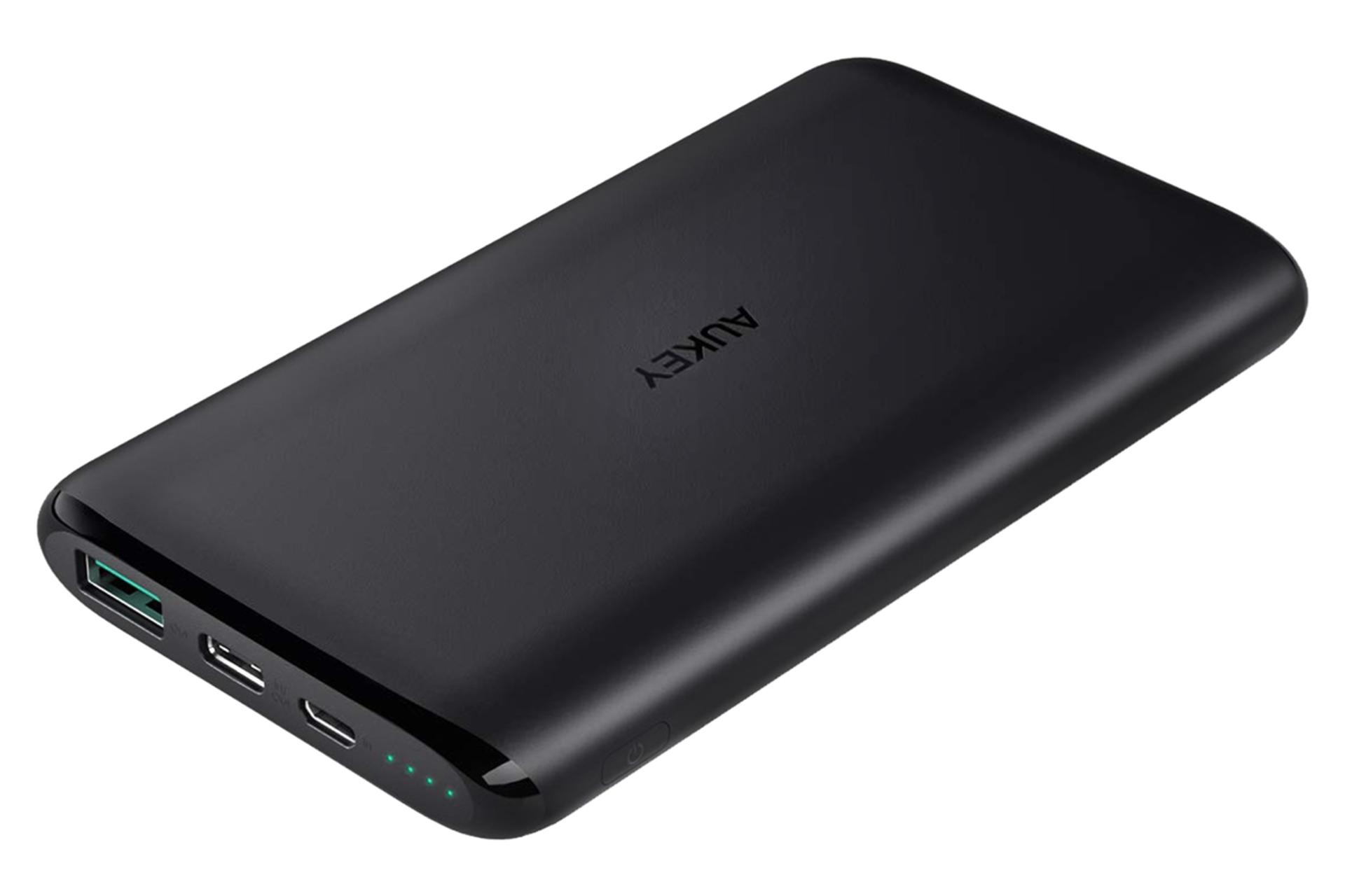 پاور بانک آکی PB-XN10 با ظرفیت 10000 میلی‌آمپر ساعت Aukey Sprint Slimline PB-XN10 10000mAh مشکی