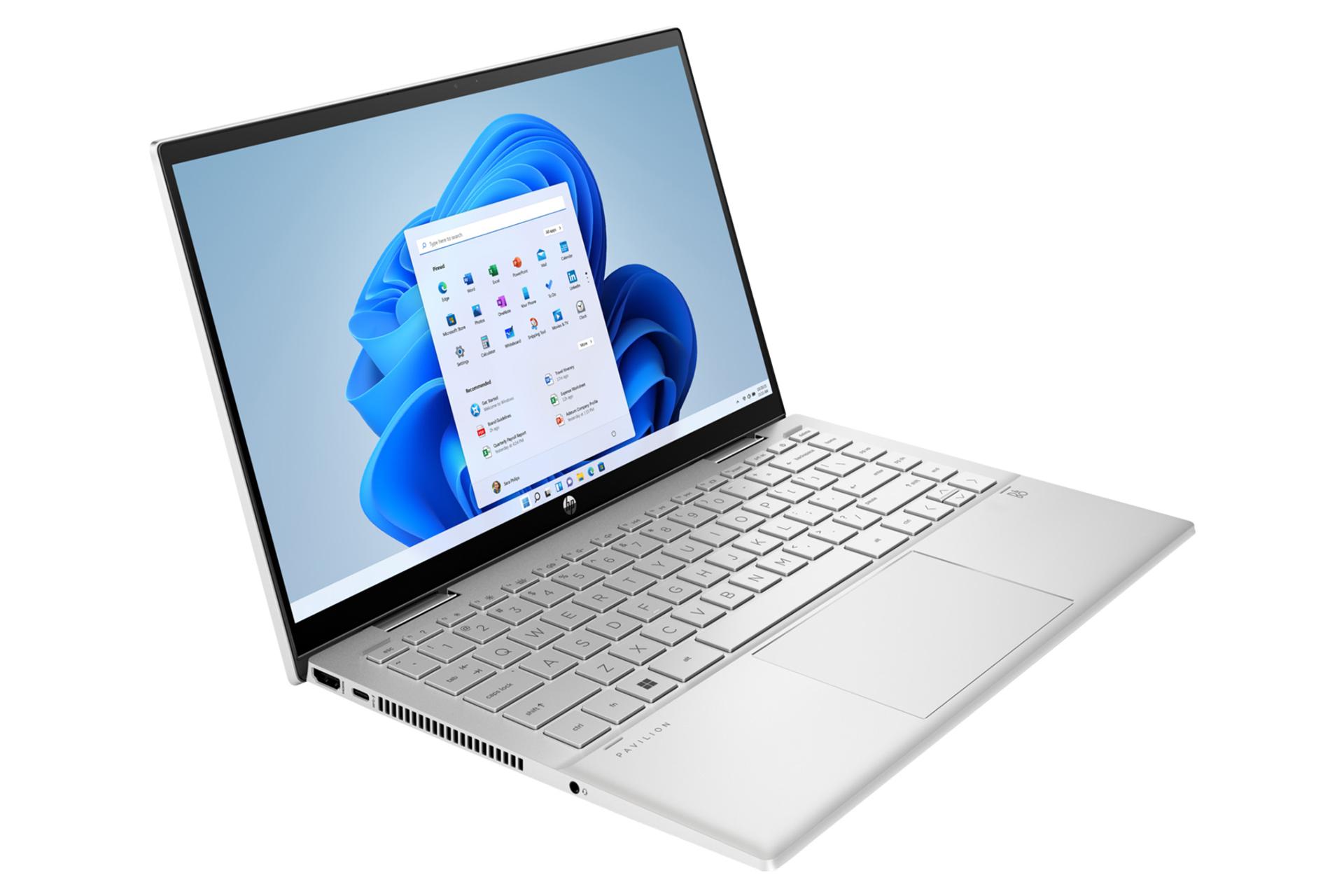 نمای نیمرخ چپ لپ تاپ اچ پی پاویلیون X360 Convertible 14t-dy100