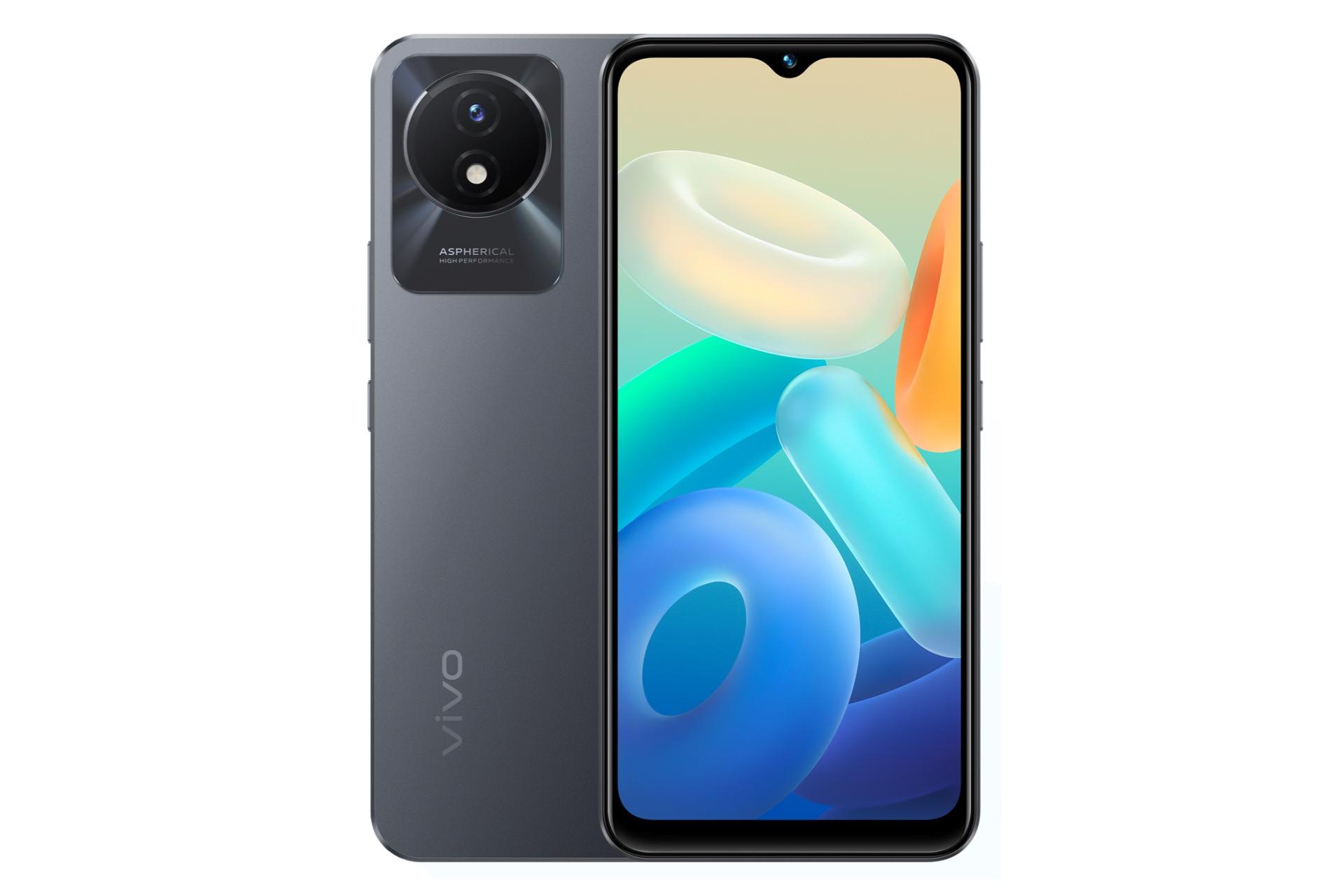 گوشی موبایل ویوو vivo Y02 خاکستری تیره