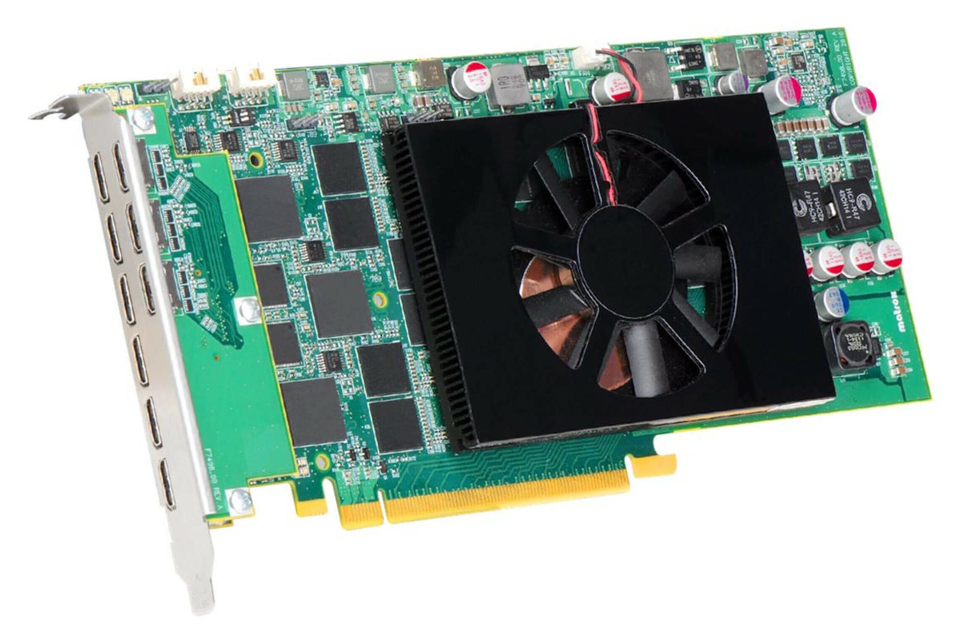 نمای جلو کارت گرافیک متروکس C900-E4GBF