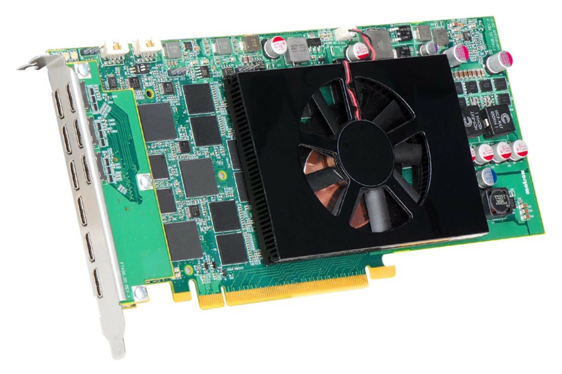 نمای جلو کارت گرافیک متروکس C900-E4GBF