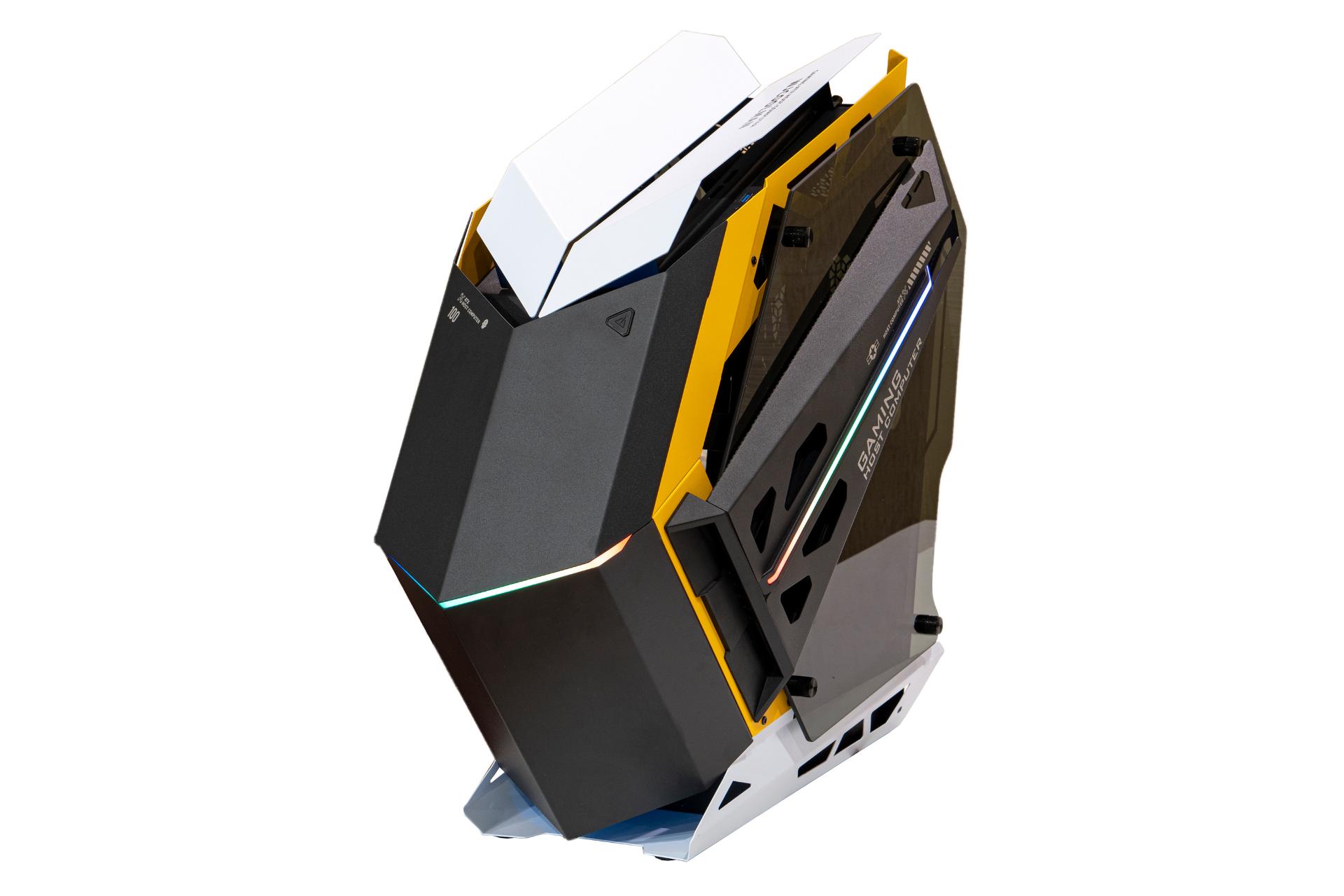 نمای روبرو و راست کیس کامپیوتر دبلیو جی کولمن SOUL BATTLESHIP