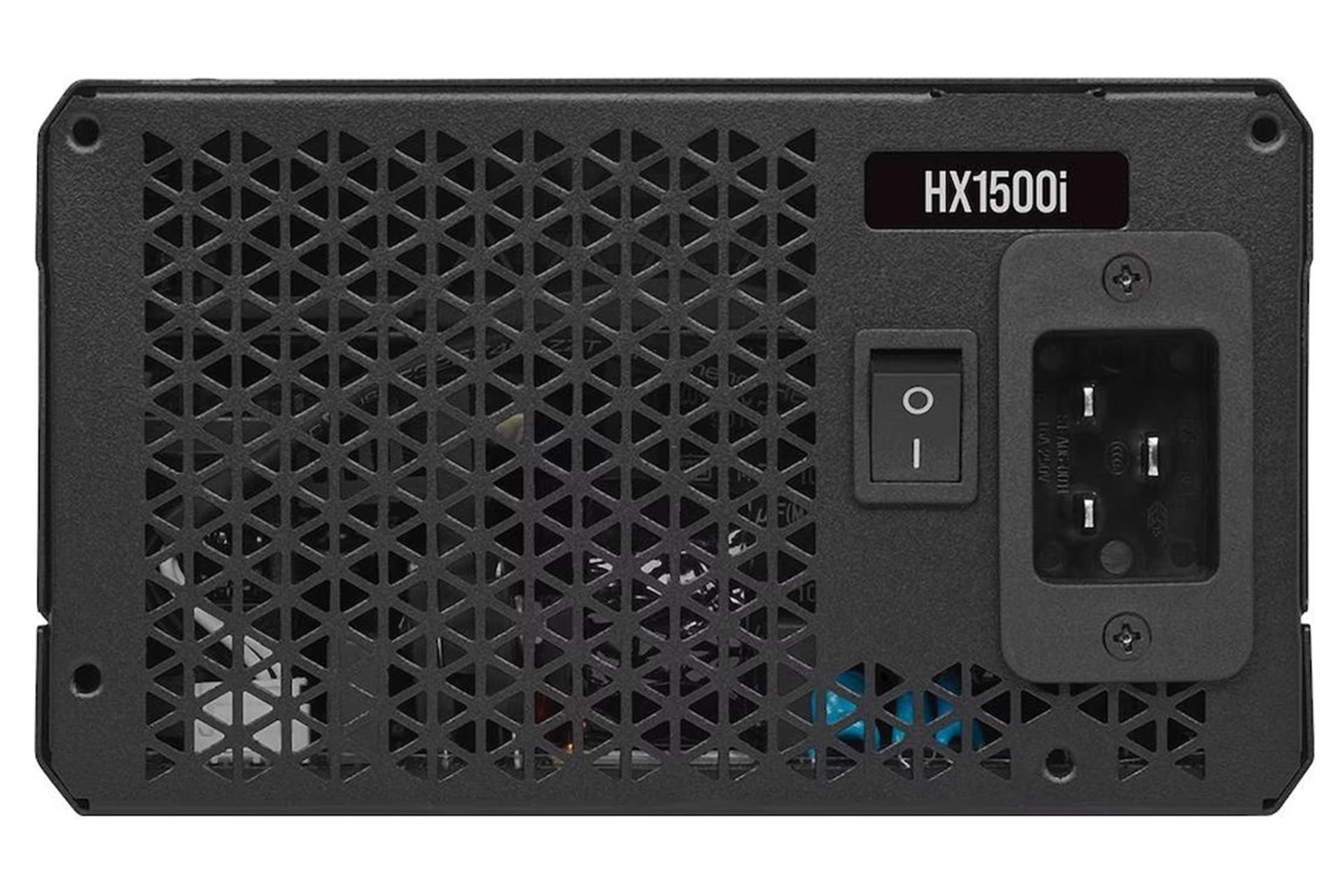 پاور کامپیوتر کورسیر HX1500i با توان 1500 وات نمای پشت