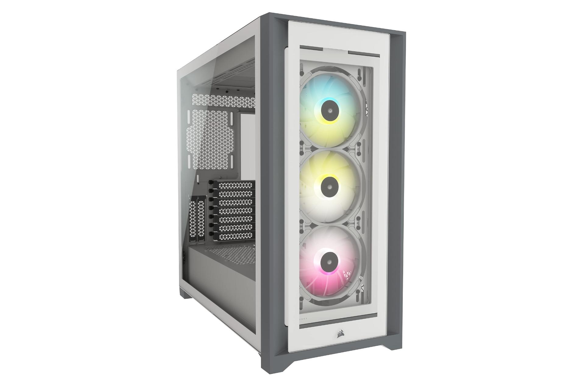 کیس کامپیوتر کورسیر iCUE 5000X RGB سفید