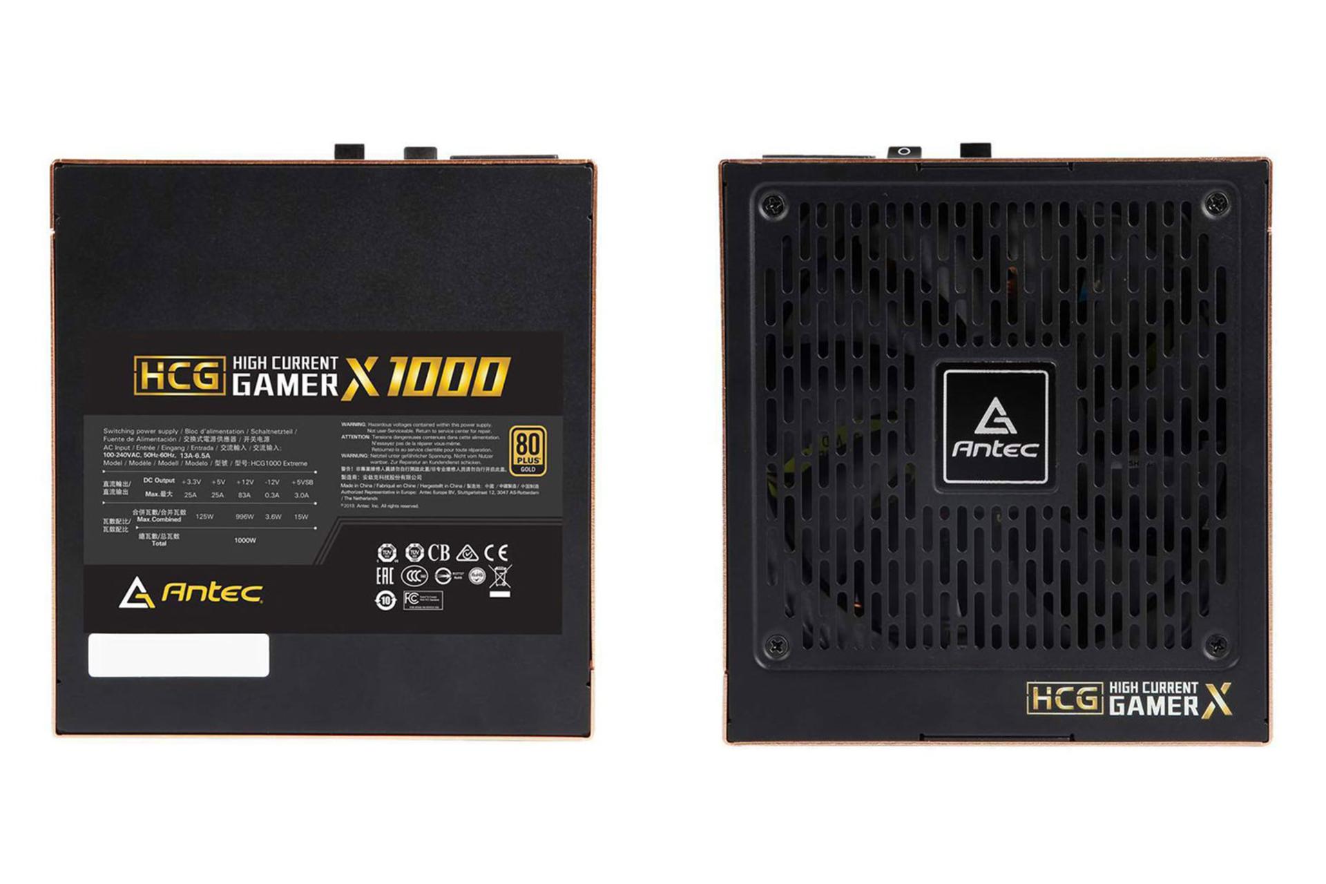 پاور کامپیوتر انتک HCG1000 Extreme با توان 1000 وات فن و مشخصات 