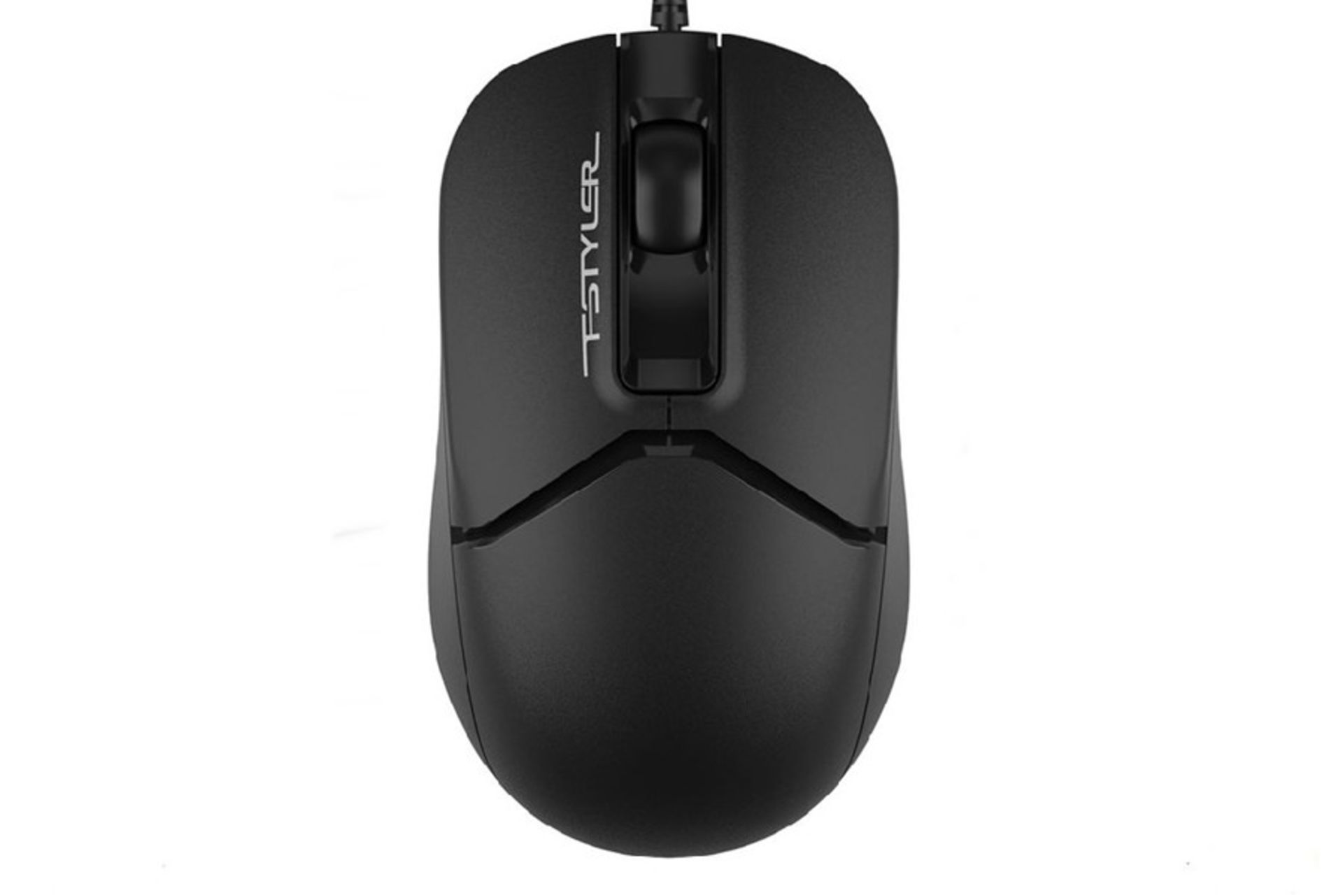 نمای روبرو ماوس ای فورتک FM12S مشکی