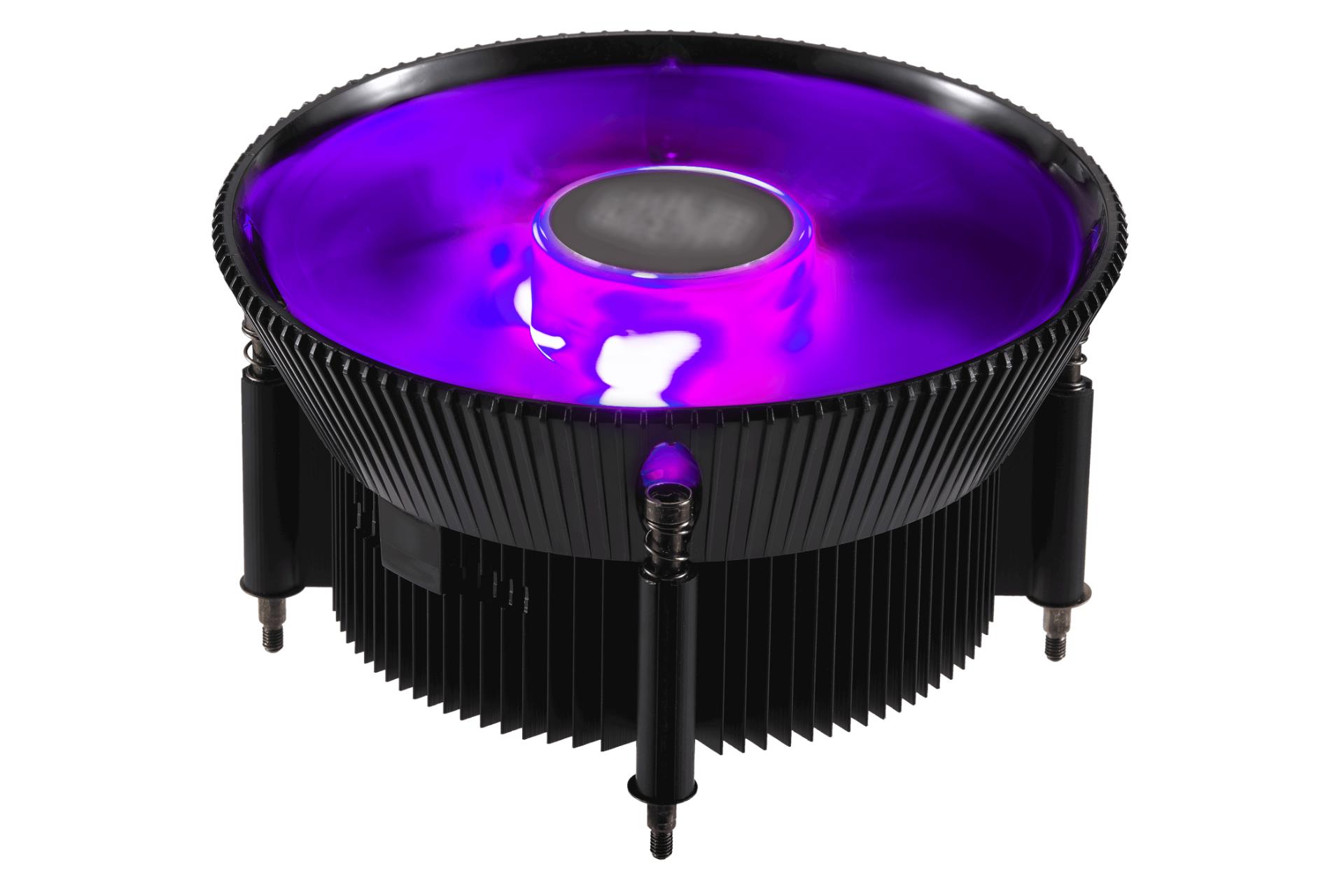 خنک کننده پردازنده کولر مستر I71C RGB با نور آبی