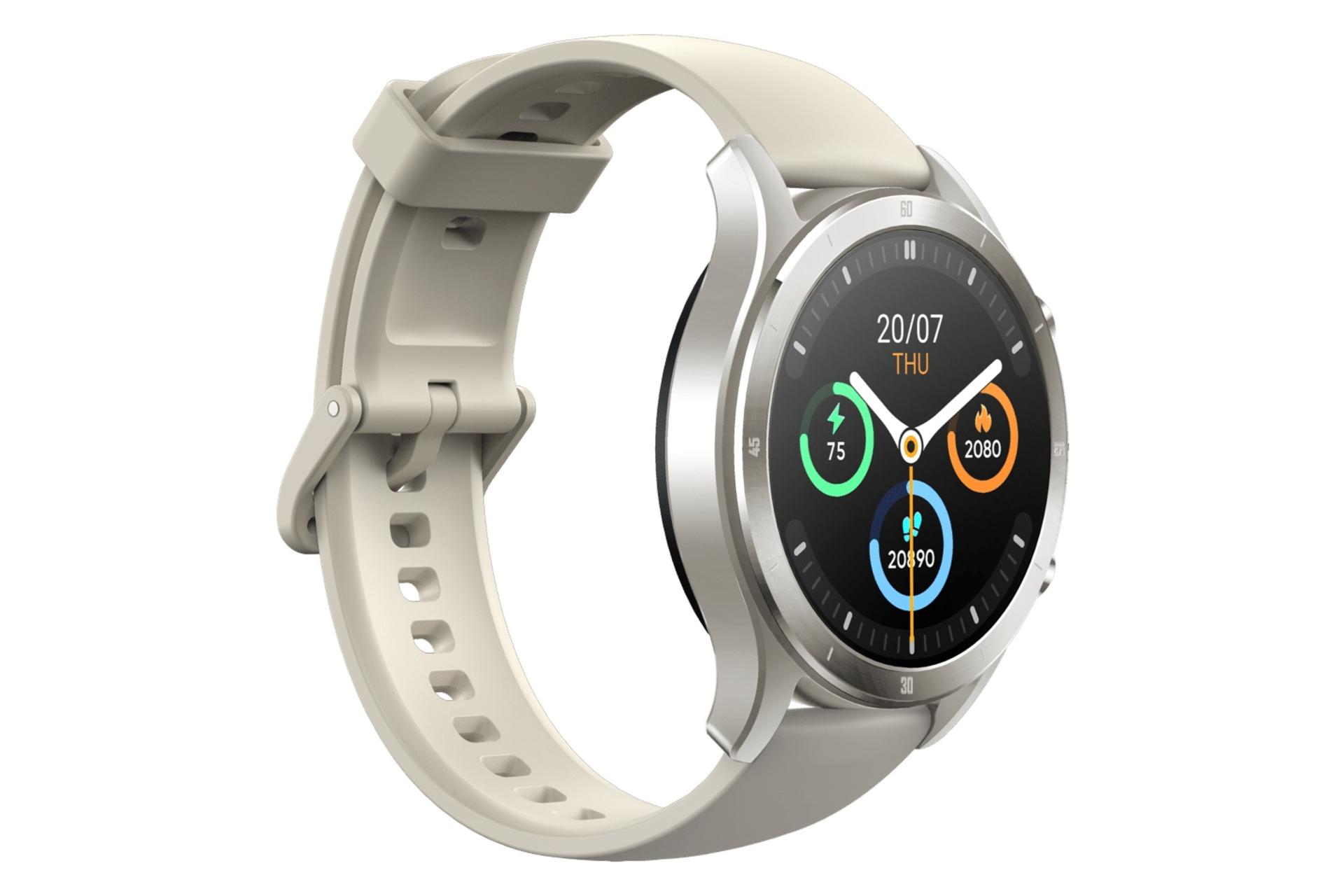 نمای راست اسمارت واچ ریلمی Realme TechLife Watch R100 خاکستری