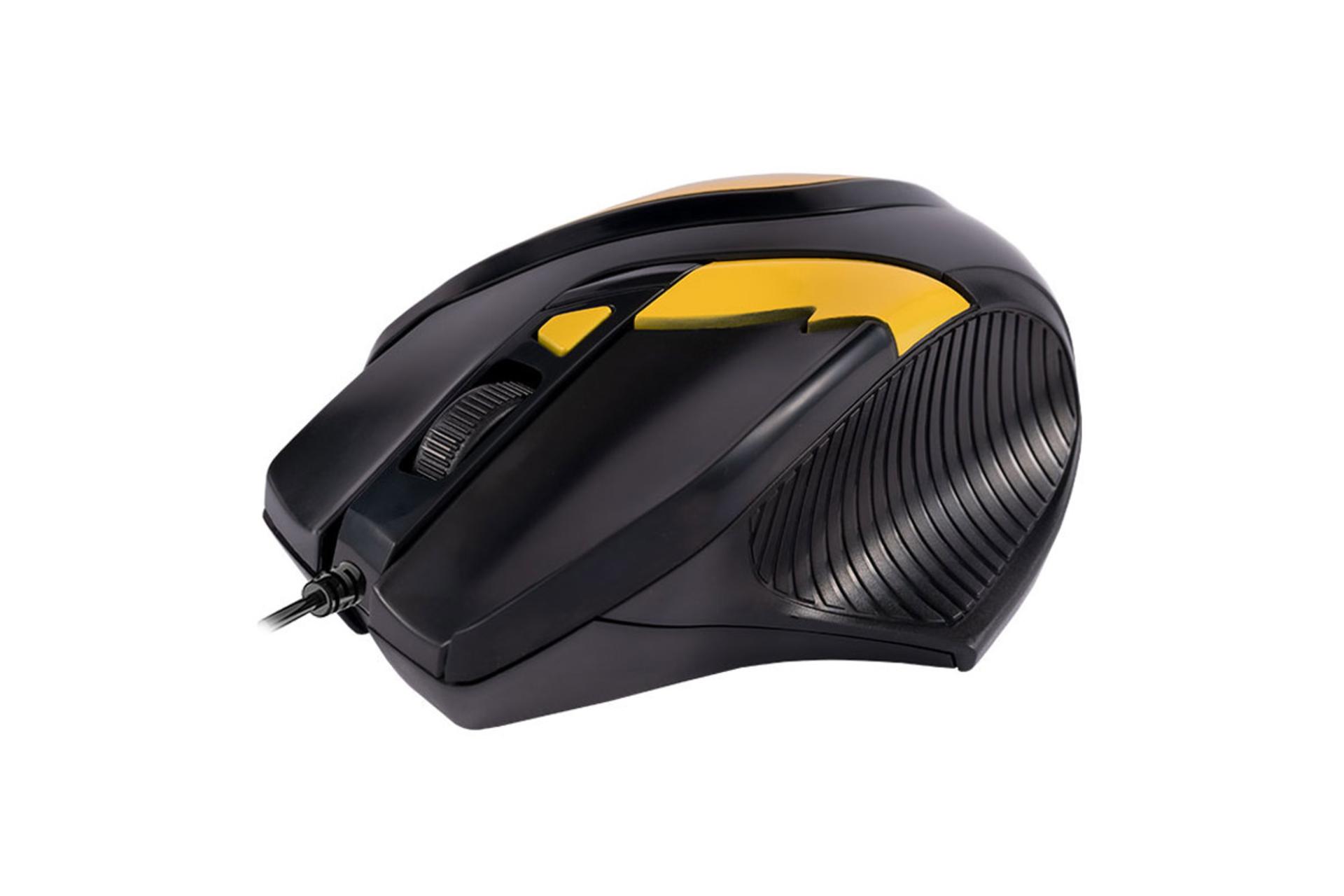 ماوس کینگ استار KM420 مشکی زرد