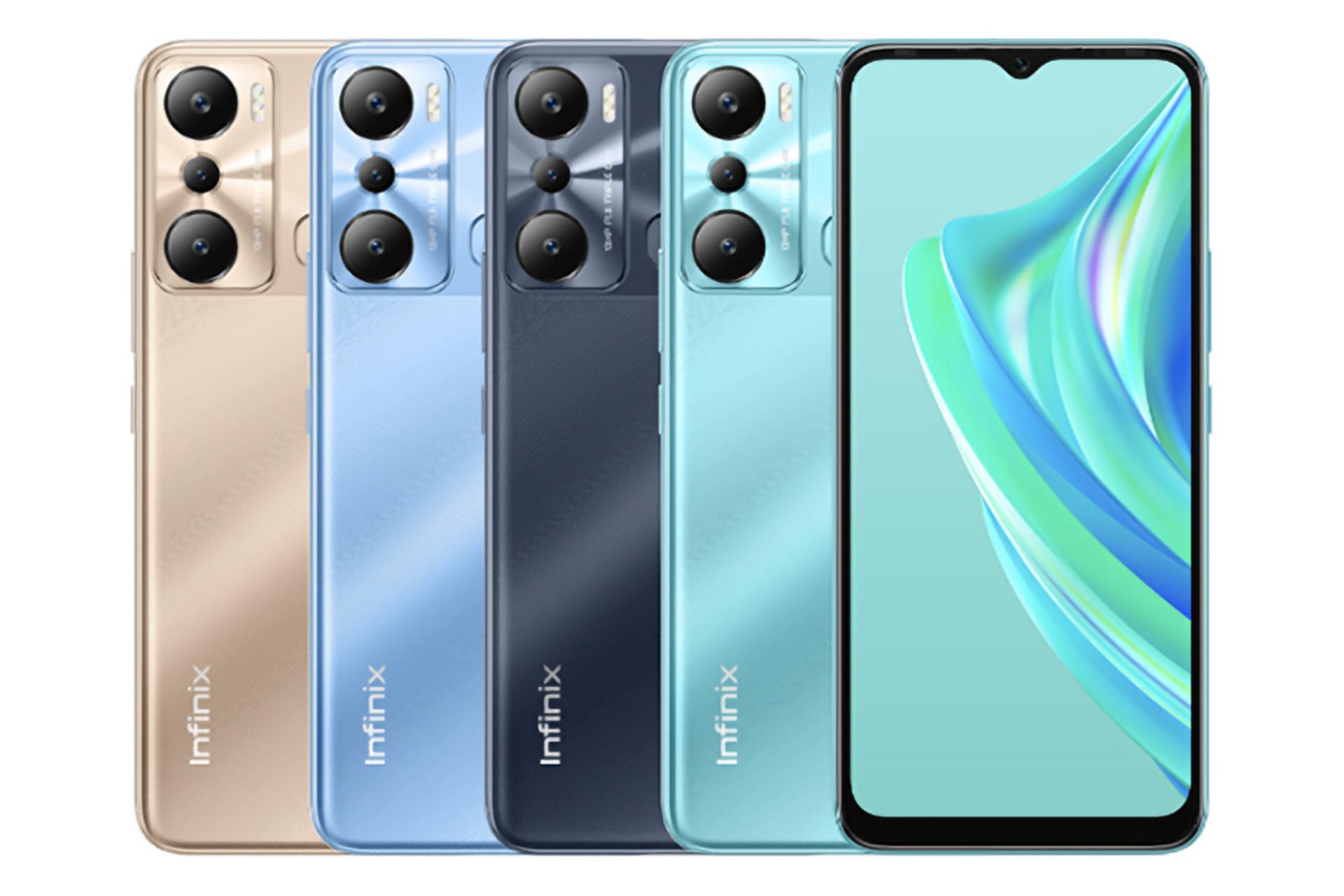 رنگ های مختلف گوشی موبایل اینفینیکس Infinix Hot 20i