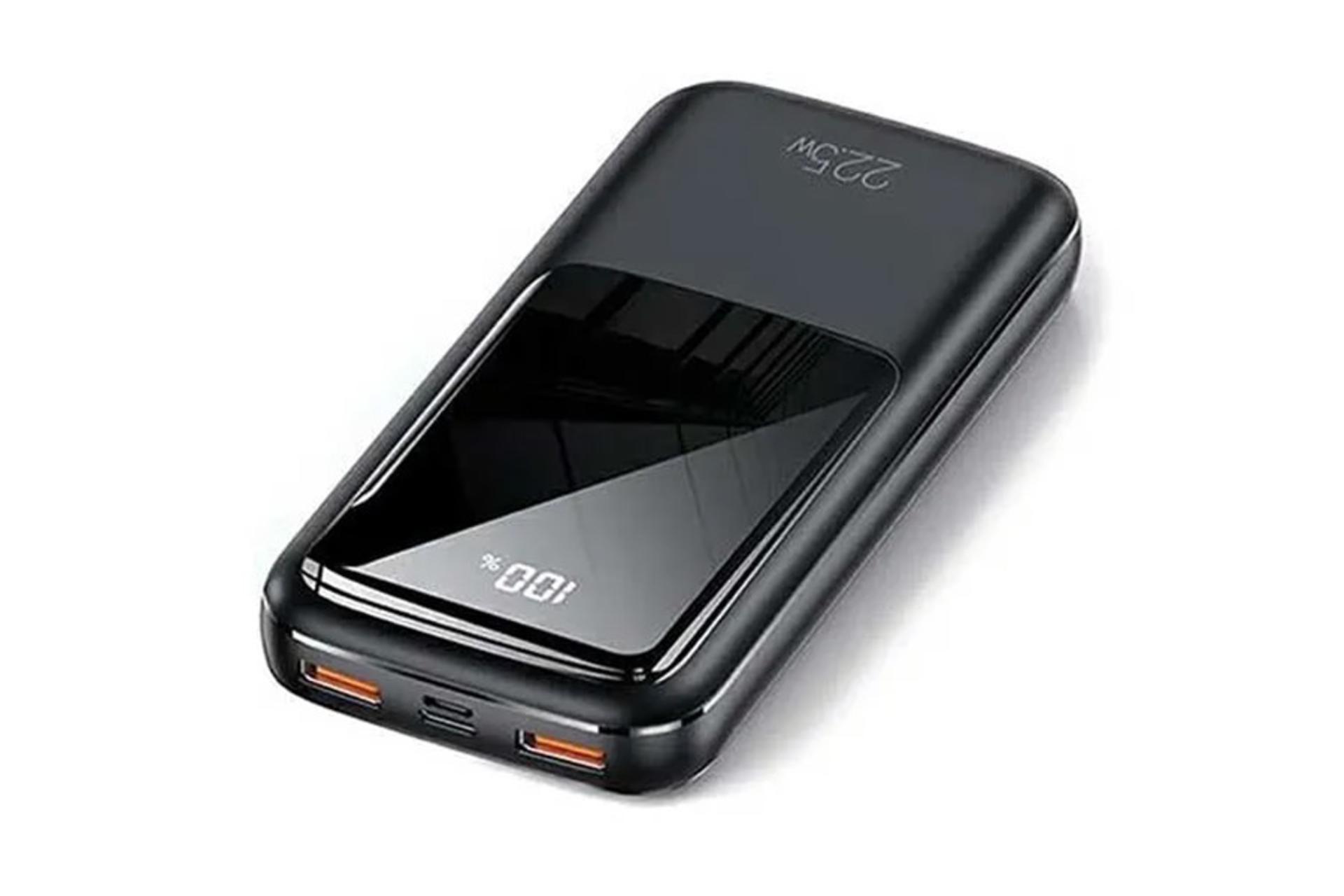 نمای جانبی و درگاه پاور بانک یوسمز US-CD177