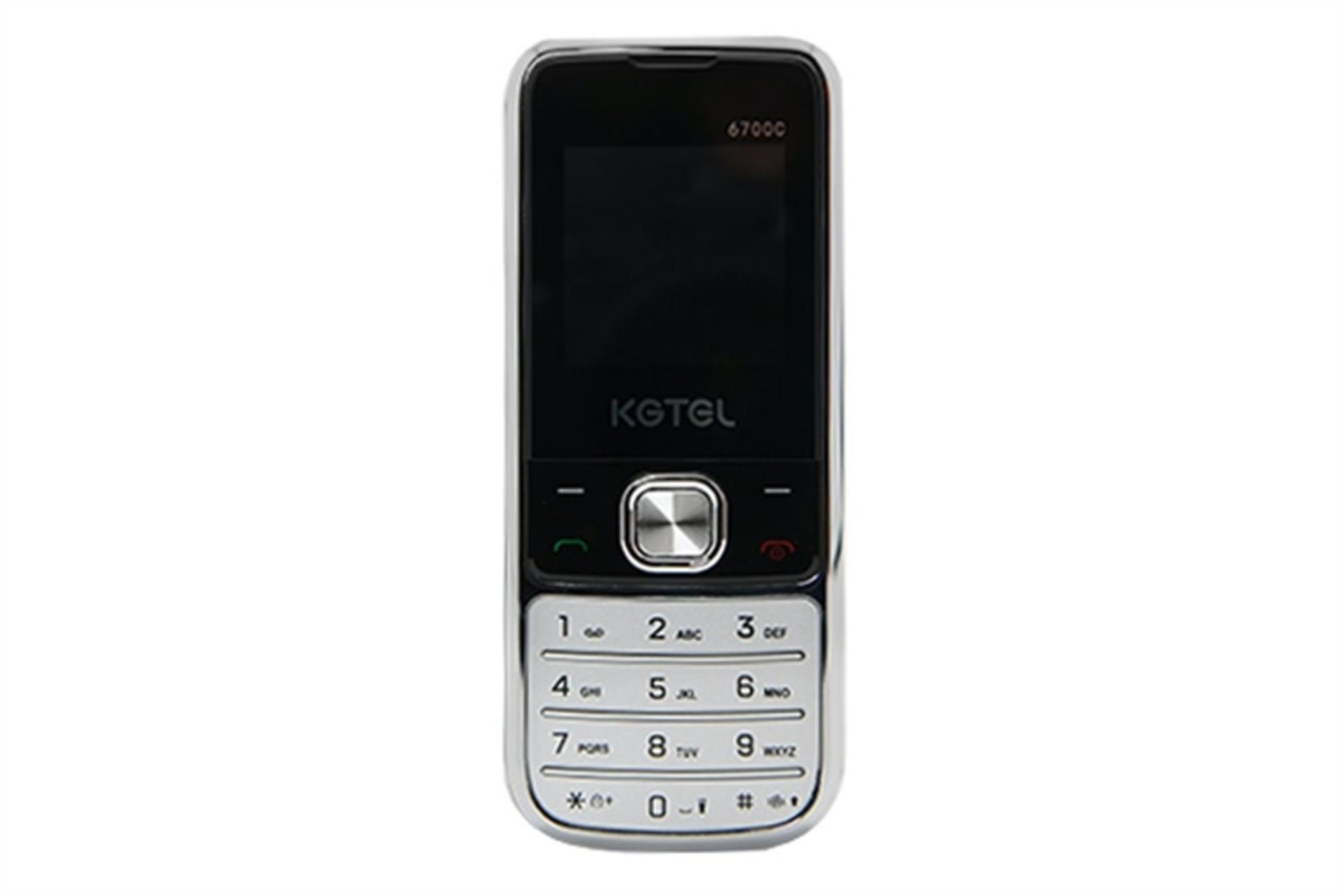 گوشی موبایل کاجیتل KGTEL 6700C نقره ای