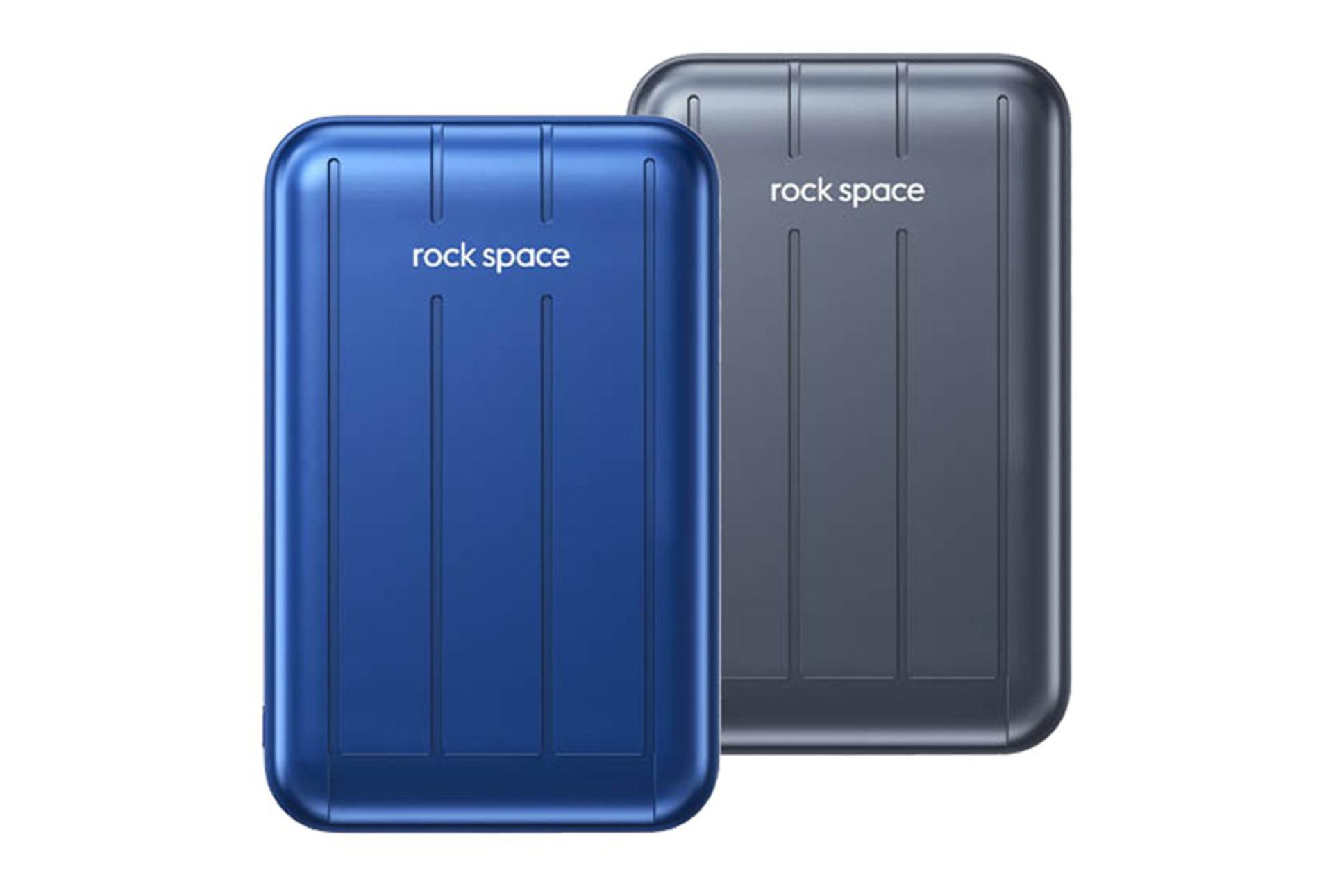 رنگبندی پاور بانک راک اسپیس Magnetic Wireless Charger T113