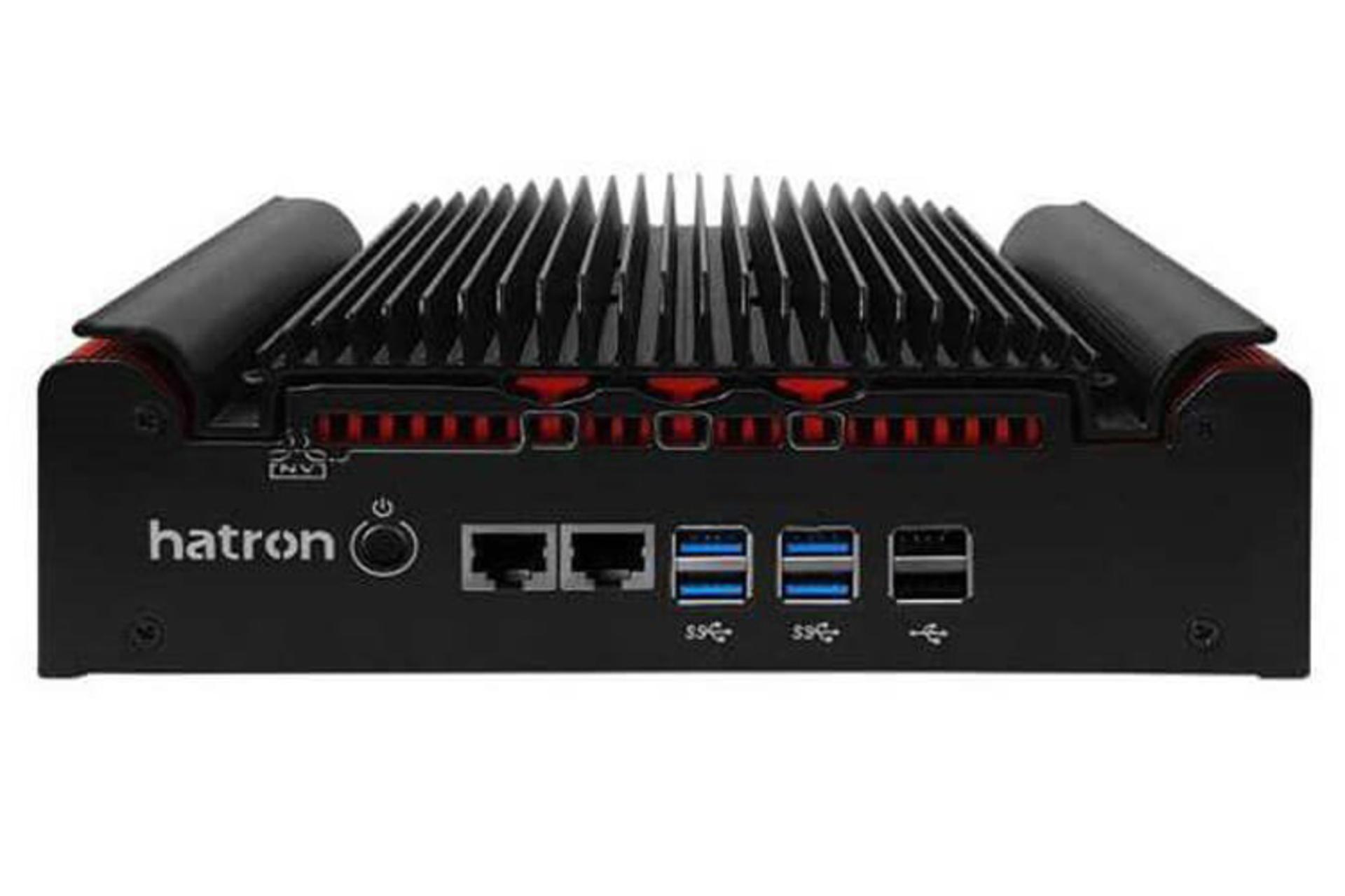 نمای روبرو Mini PC هترون Hatron MI381UG-BB