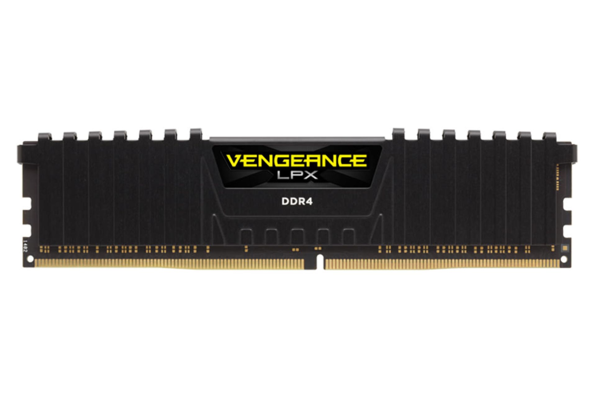 Corsair VENGEANCE LPX ظرفیت 16 گیگابایت از نوع DDR4-3000 نمای روبرو