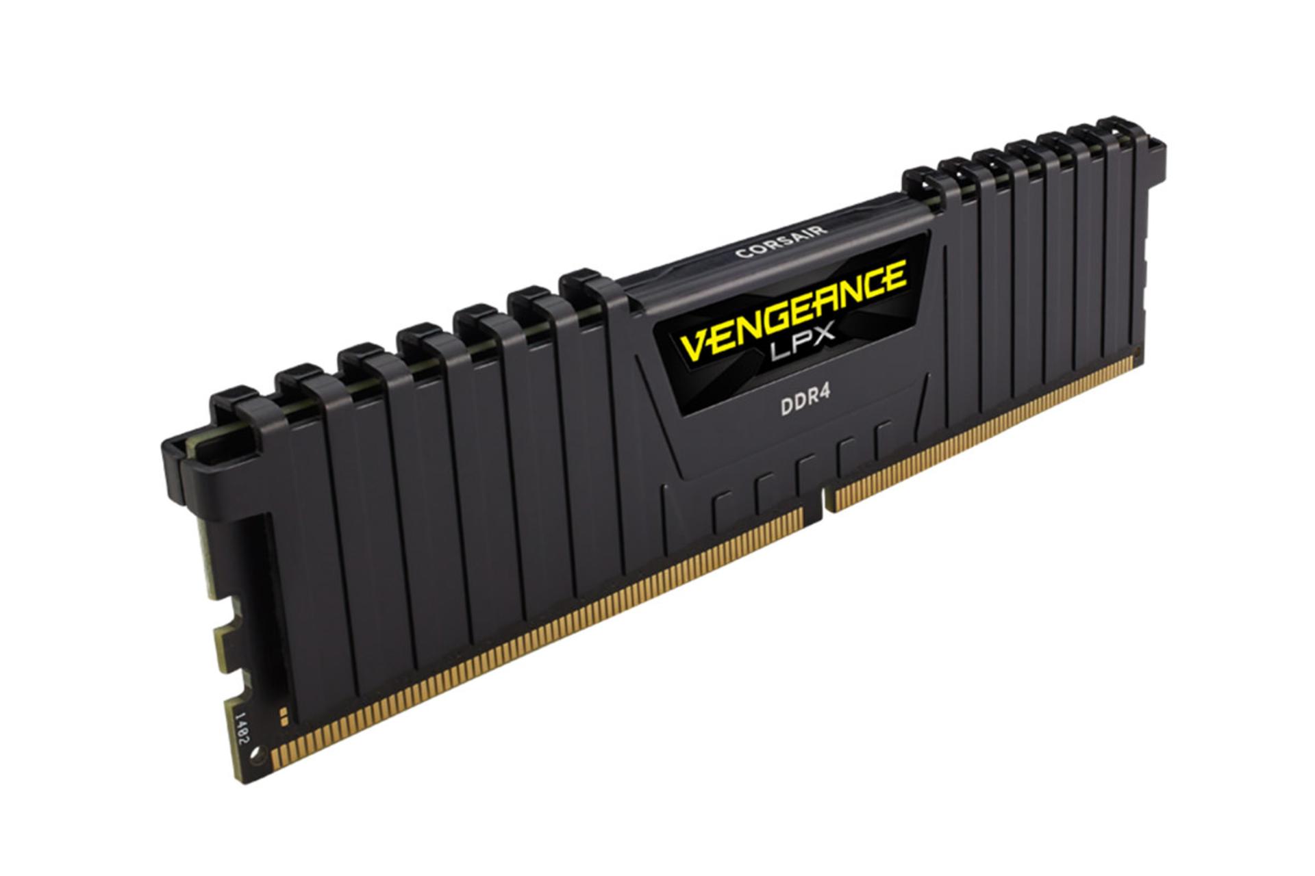 Corsair VENGEANCE LPX ظرفیت 16 گیگابایت از نوع DDR4-3000 نمای جانبی