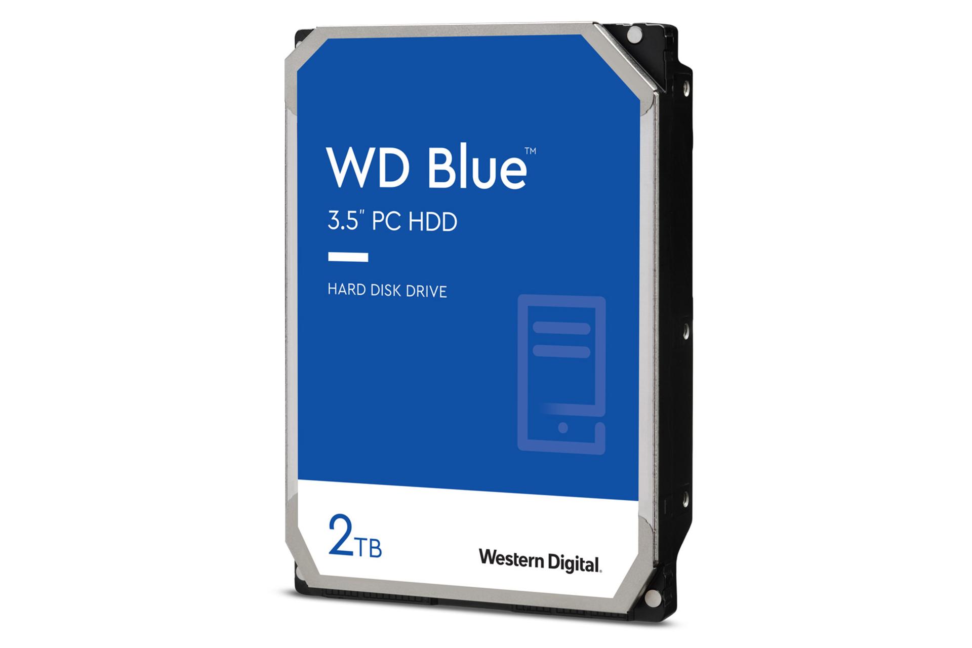 نمای جانبی هارد دیسک وسترن دیجیتال Blue WD20EZBX ظرفیت 2 ترابایت