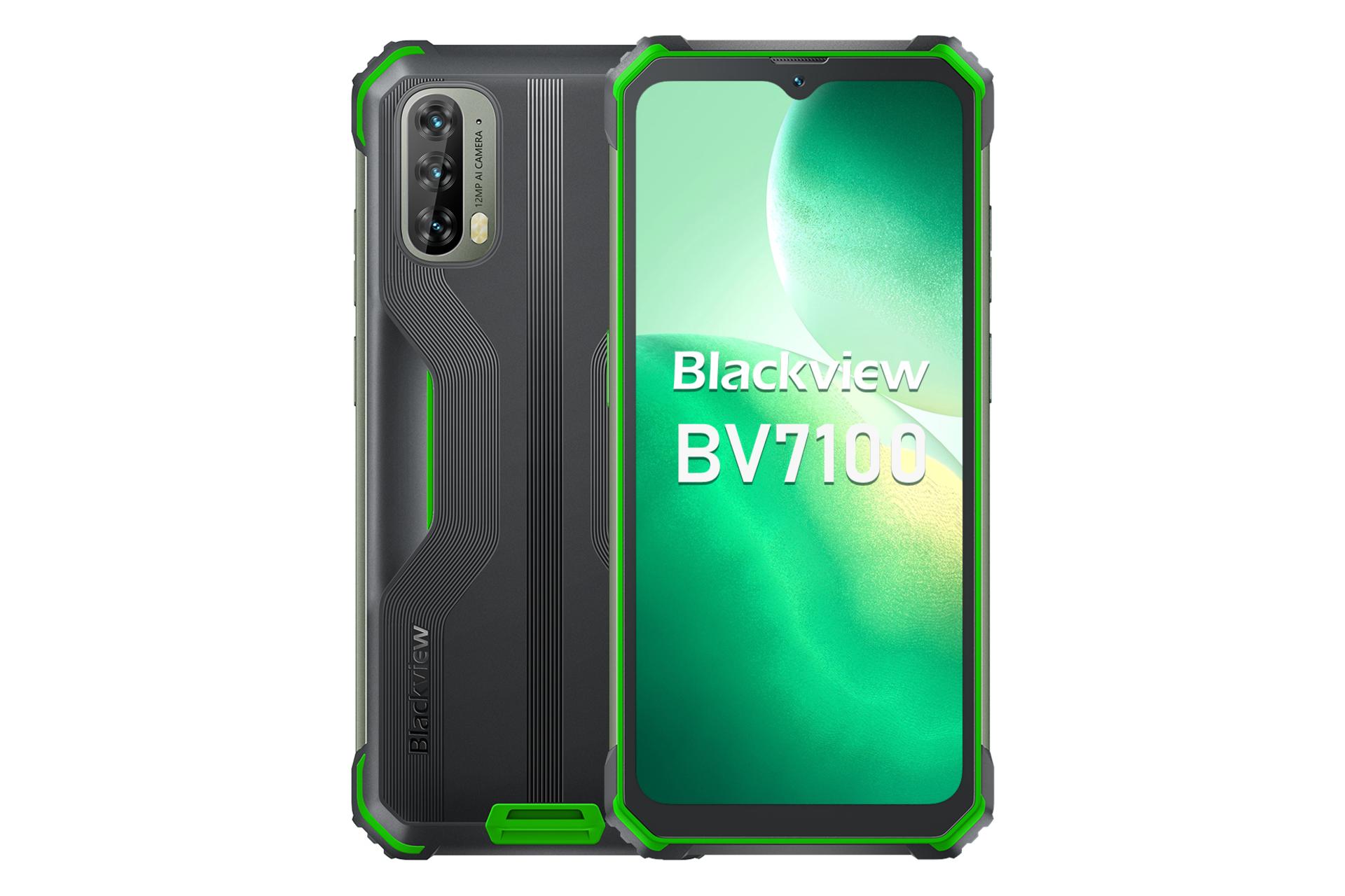 گوشی موبایل بلک ویو Blackview BV7100 سبز