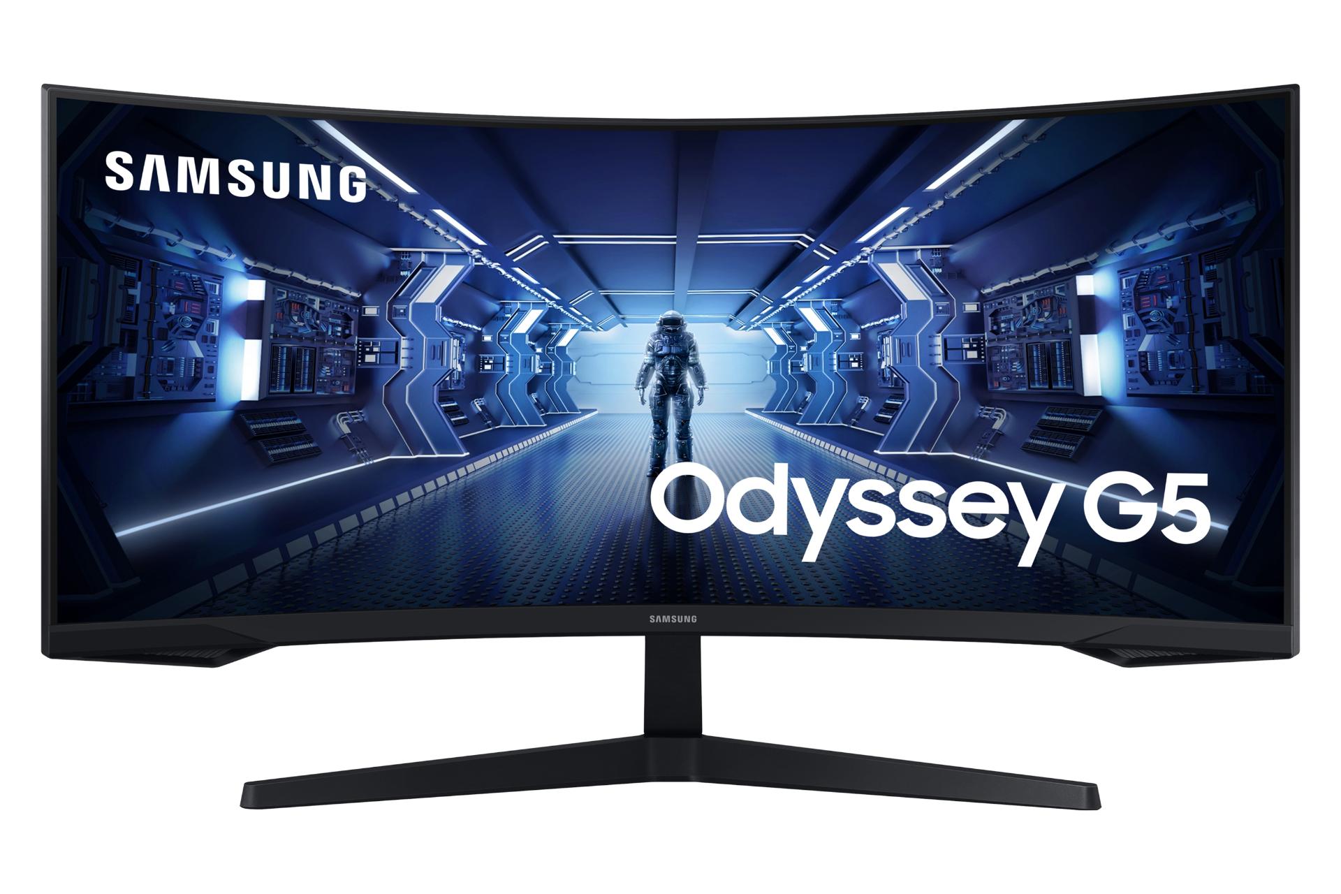 مانیتور سامسونگ 34 اینچ مدل ادیسه جی 5 Samsung Odyssey G5 LC34G55T UWQHD