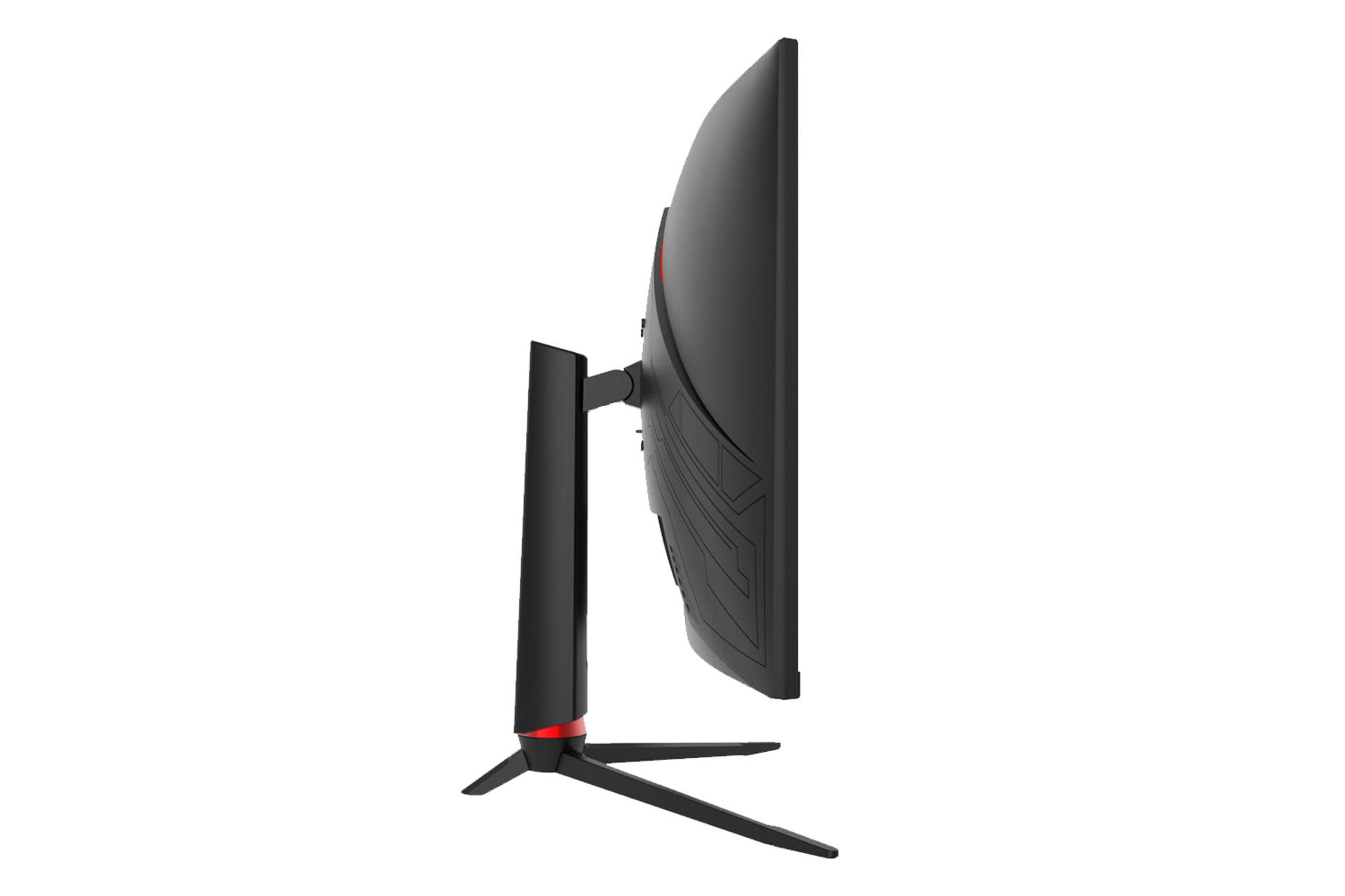 نمای کناری مانیتور جی پلاس 32 اینچ مدل GGM-K328QN