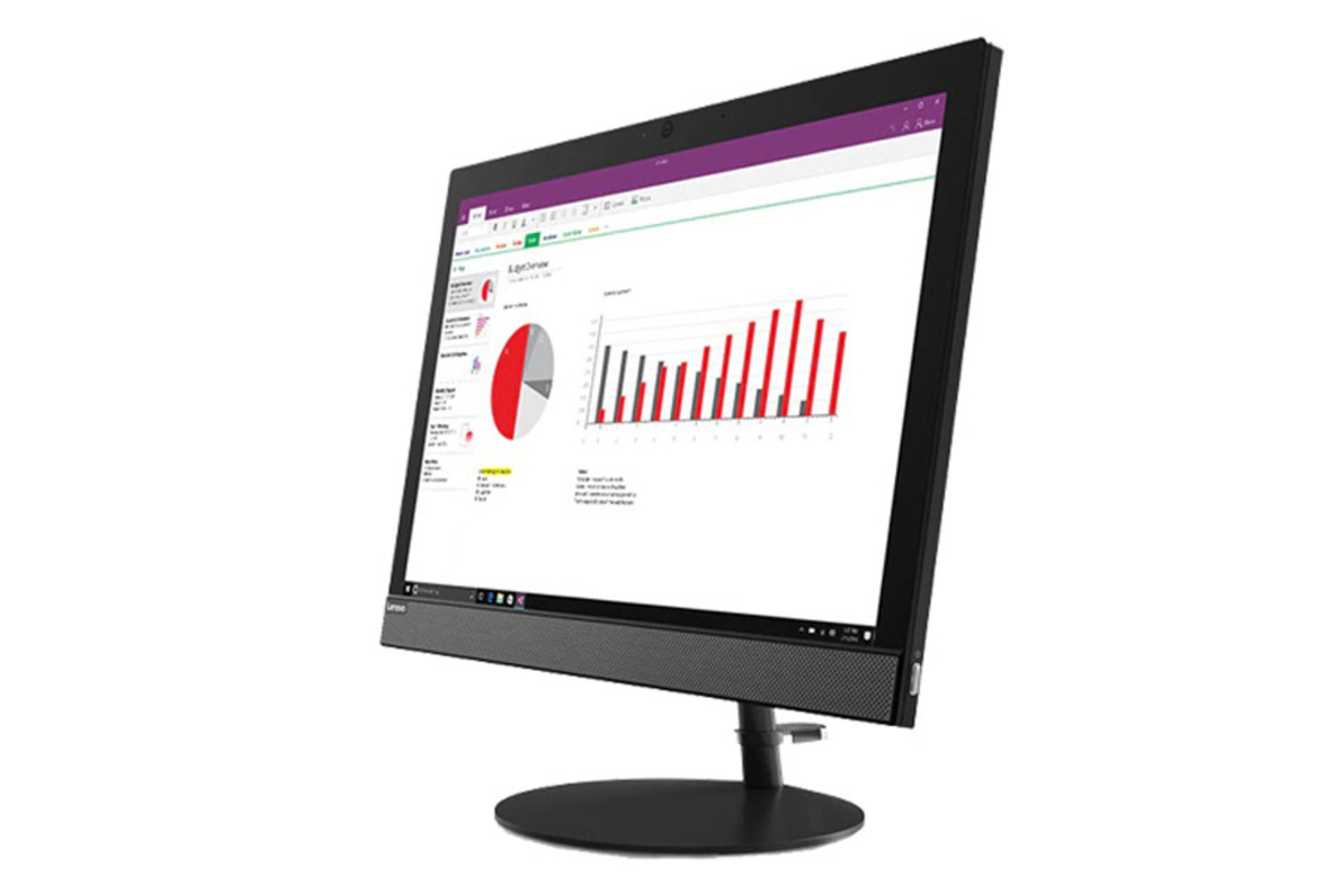 نمای جانبی کامپیوتر آل این وان All in One Lenovo V130-20IGM