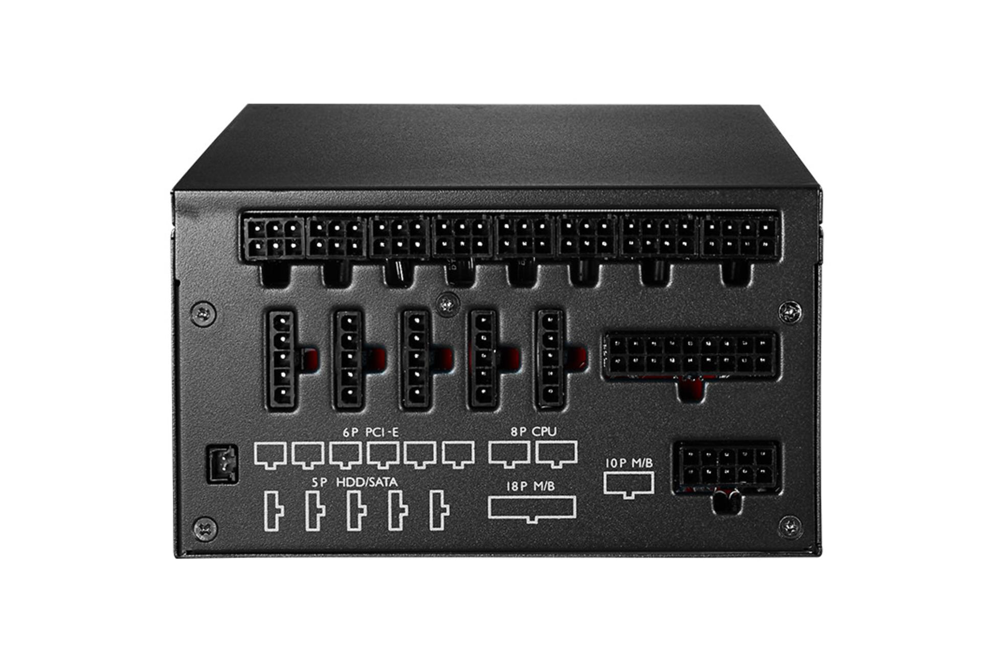 پاور کامپیوتر کولر مستر V1200 با توان 1200 وات نمای جانبی