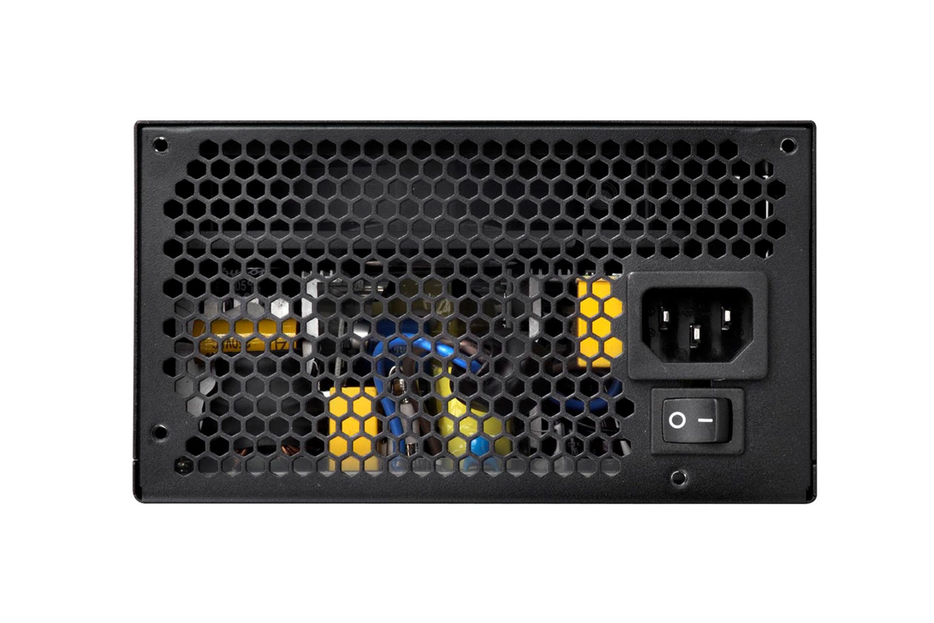 پاور کامپیوتر سیلور استون ST55F-PT با توان 550 وات نمای کلید پاور