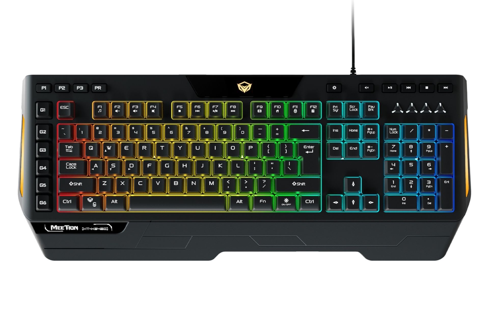 نمای روبرو کیبورد میشن Meetion K9420