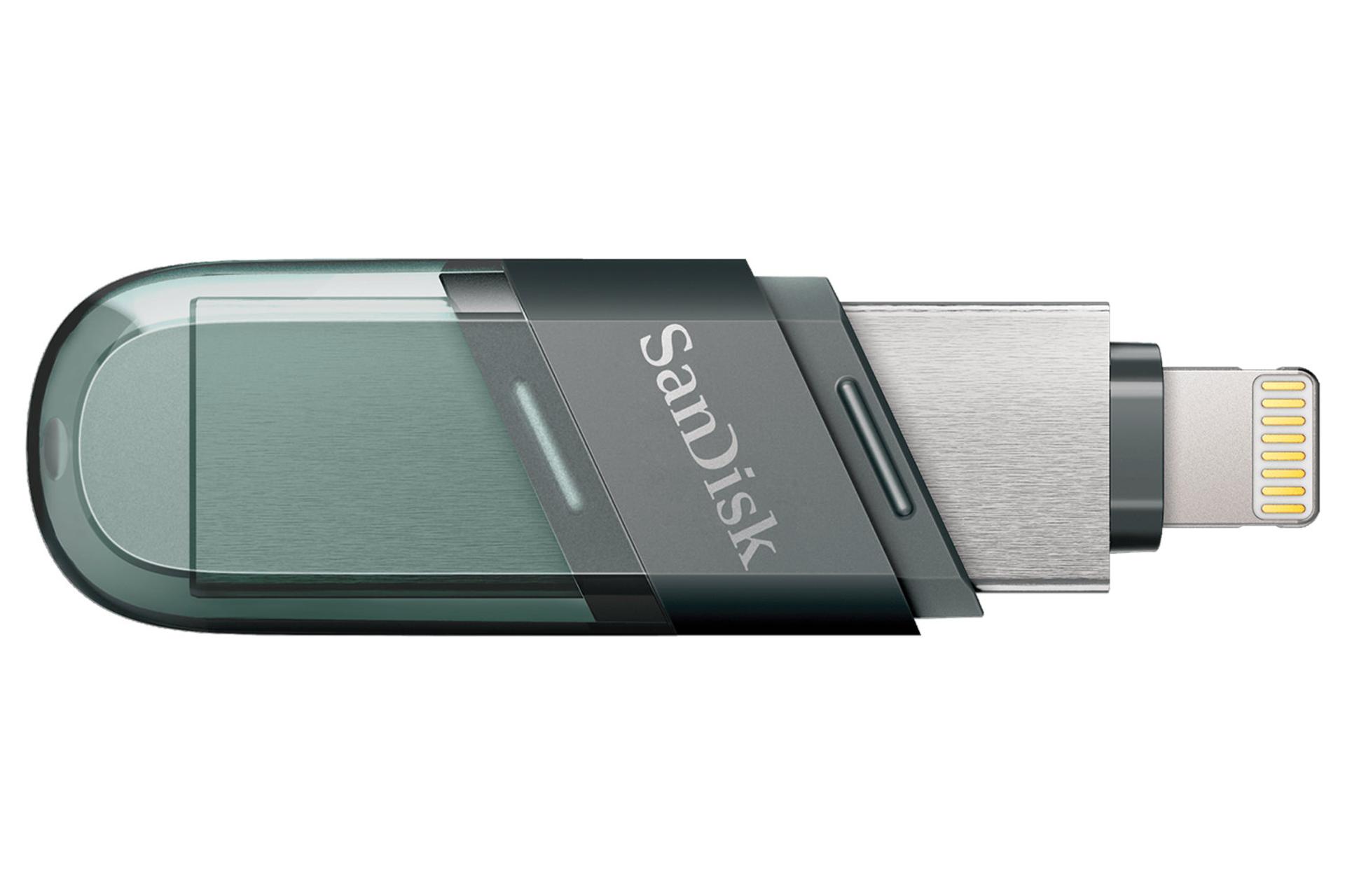سن دیسک مدل iXpand Flip ظرفیت 64 گیگابایت لایتنینگ سبز